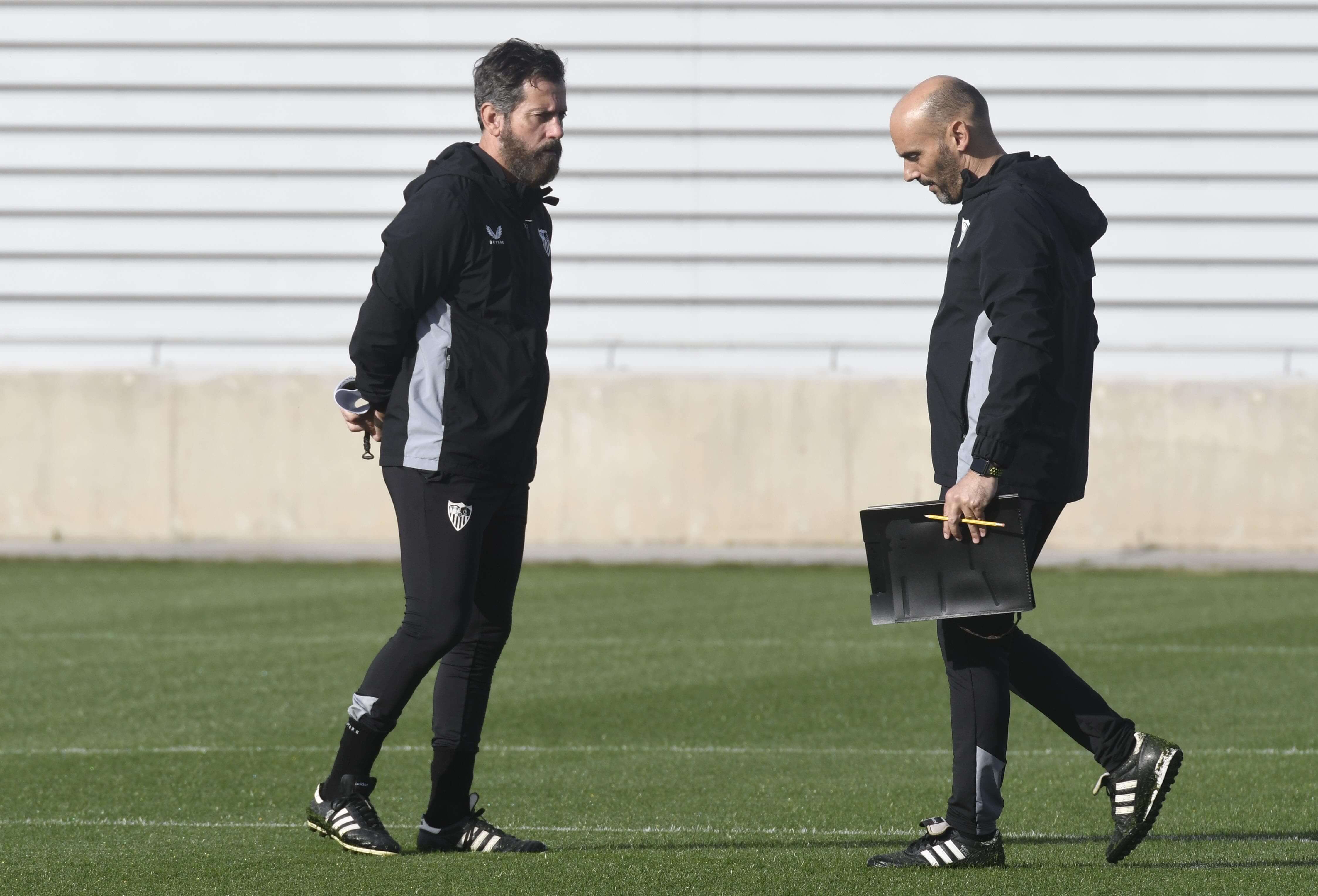 Quique Sánchez Flores, entrenador del Sevilla FC.