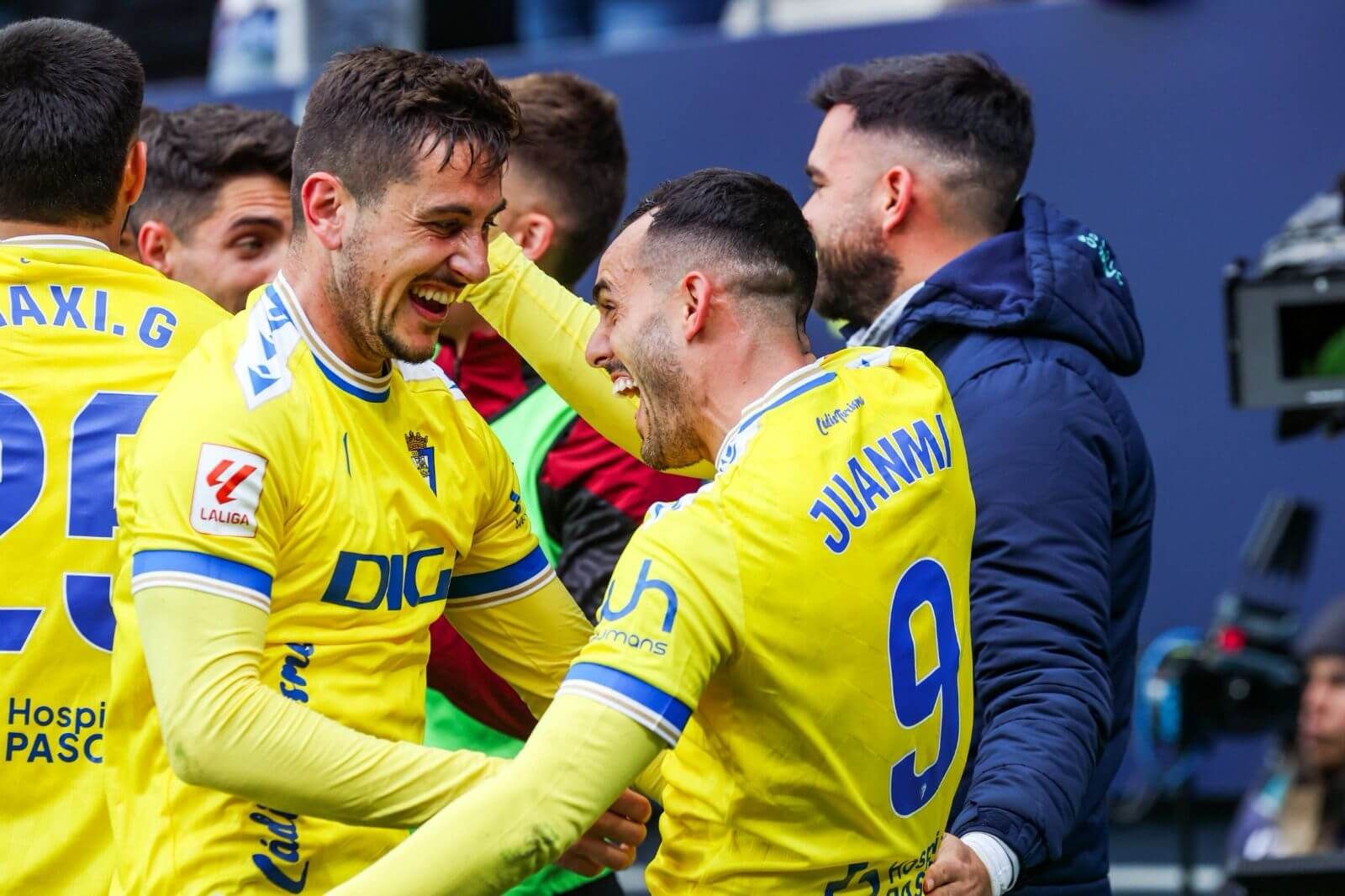  Celebración del 2º gol de Juanmi en el Cádiz - Atleti.