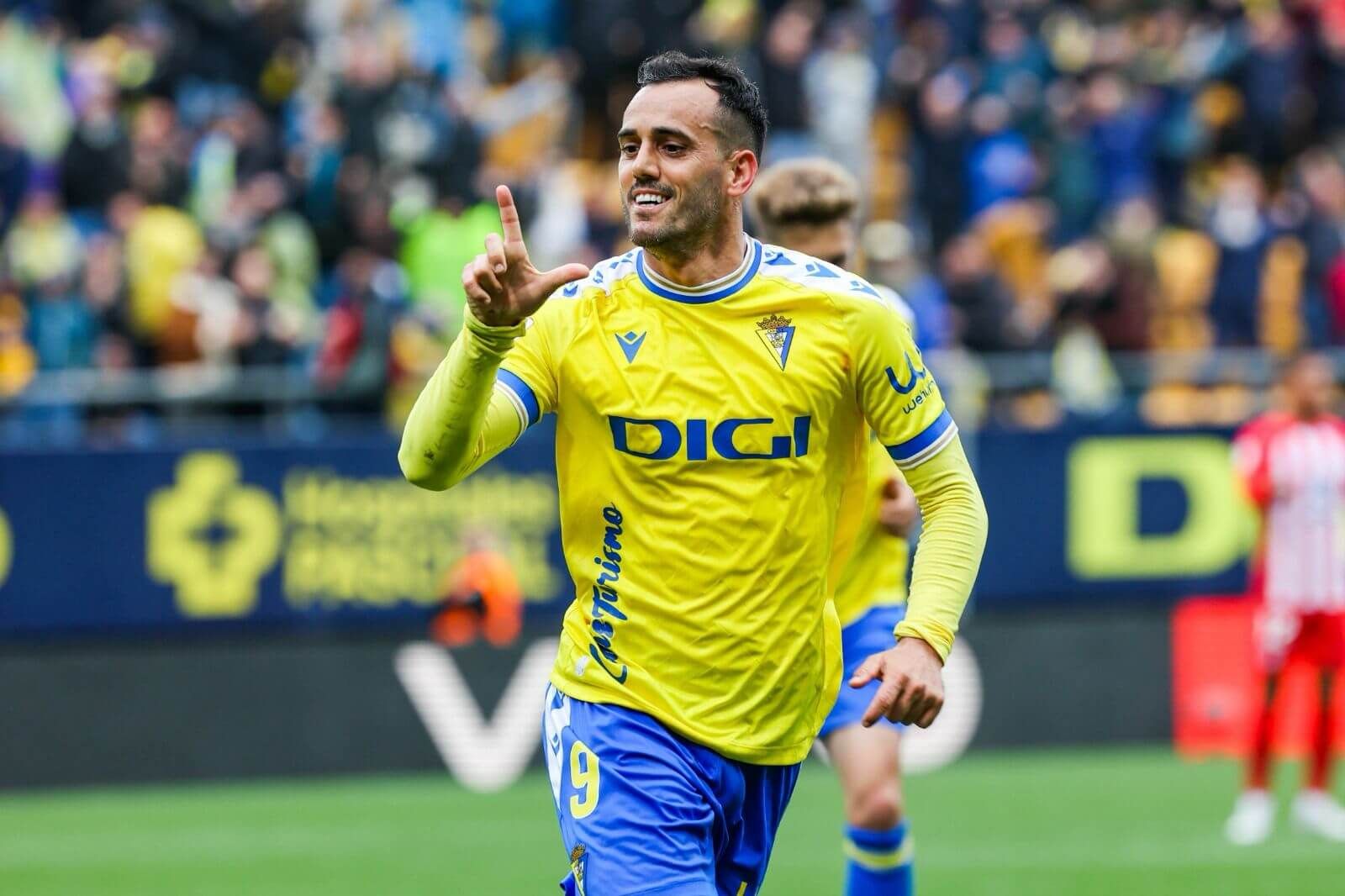  Celebración del 2º gol de Juanmi en el Cádiz - Atleti.