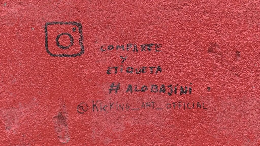 El mensaje de Kicking Art en su mural dedicado a los hermanos Williams.