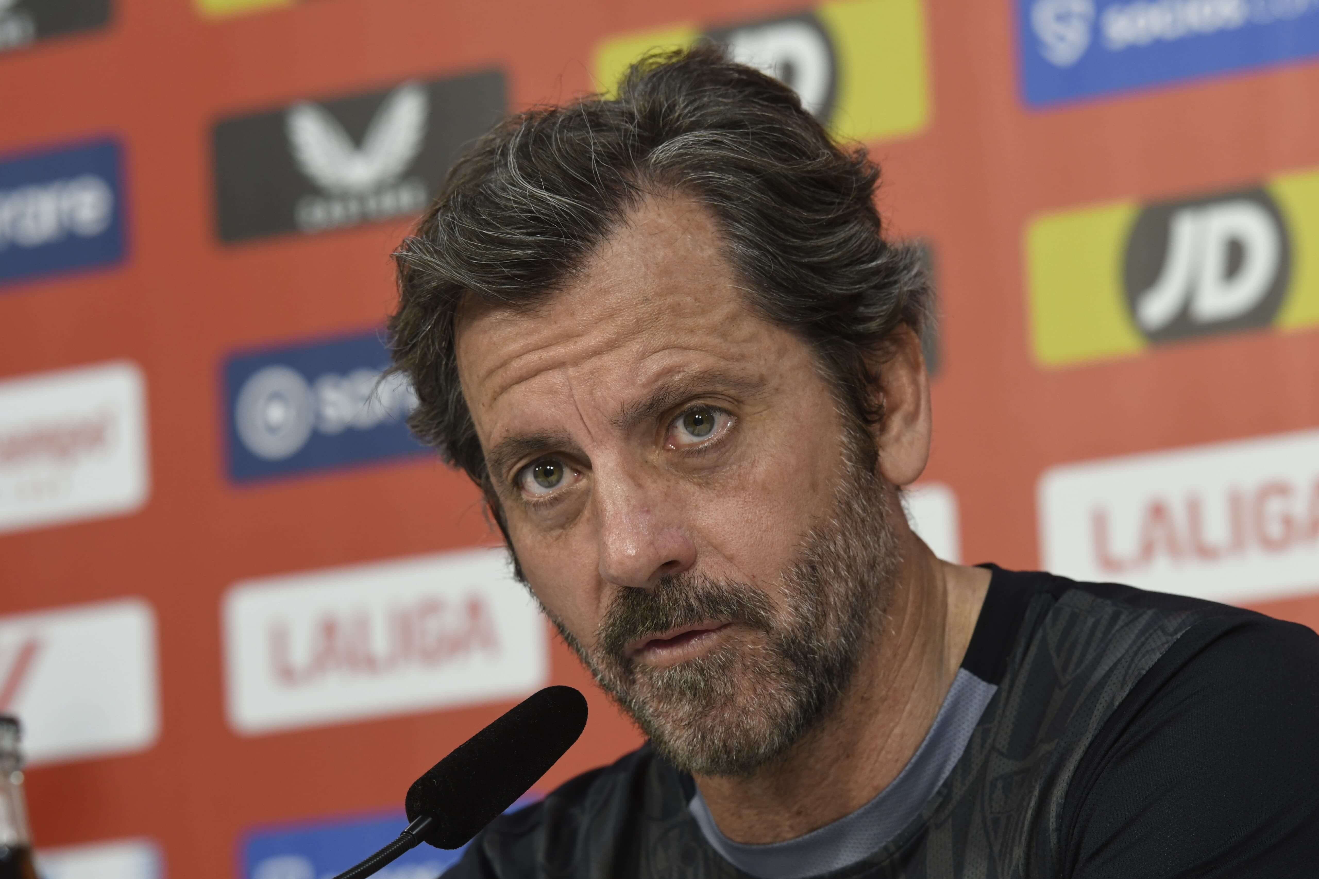  Quique Sánchez Flores, en sala de prensa.