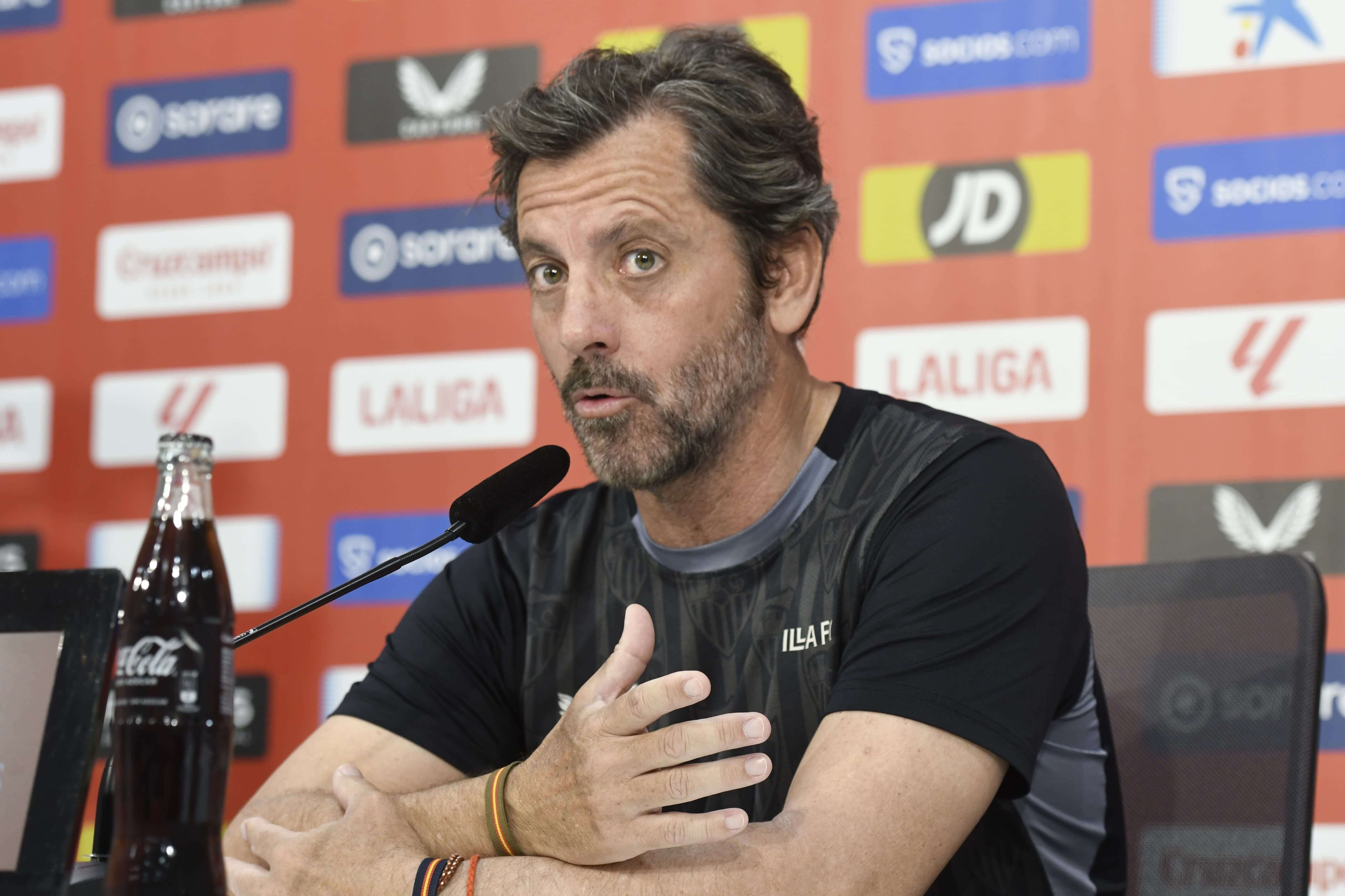  Quique Sánchez Flores en rueda de prensa.