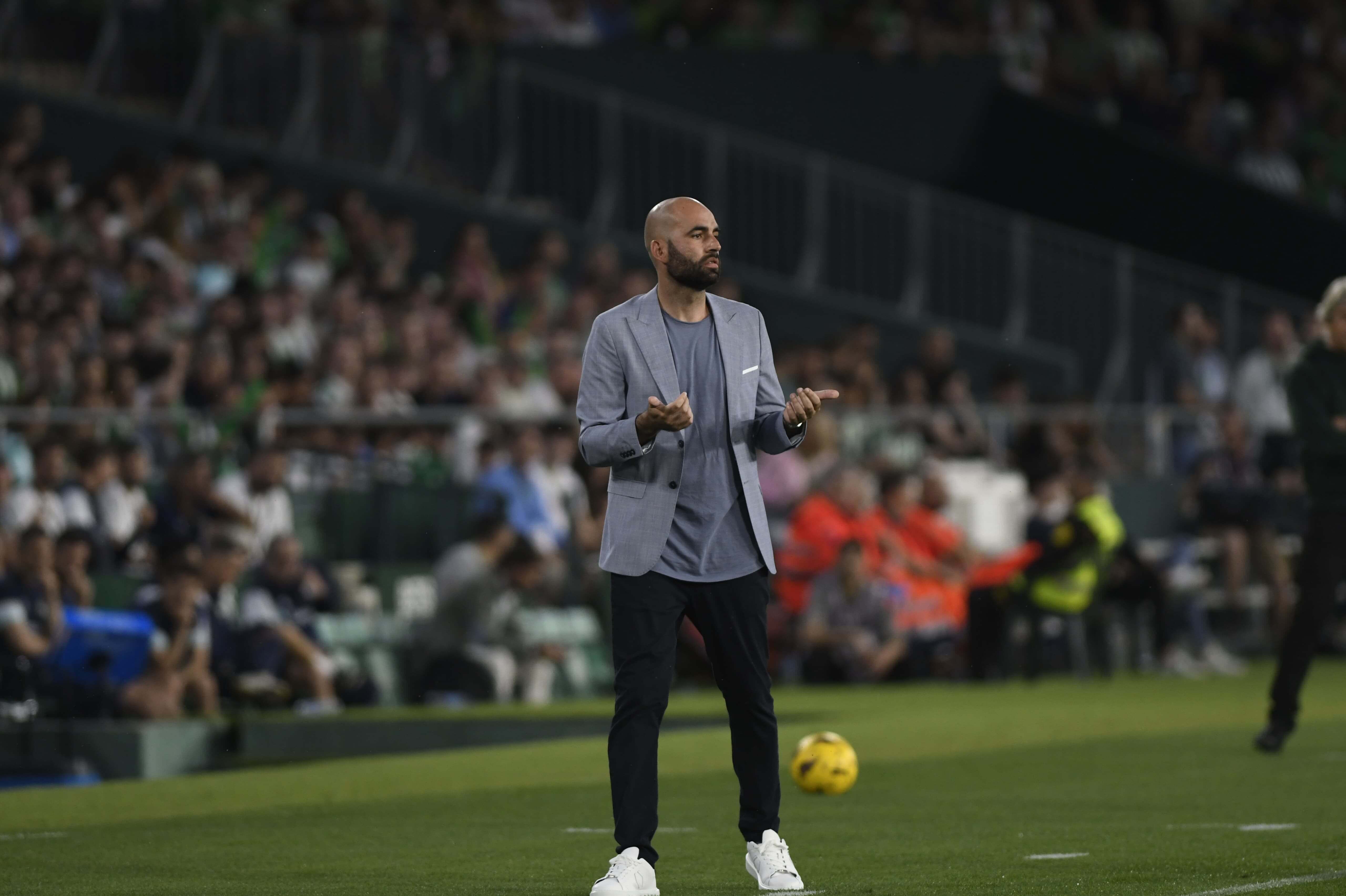  Claudio Giráldez, en el Betis - Celta disputado en el Benito Villamarín.