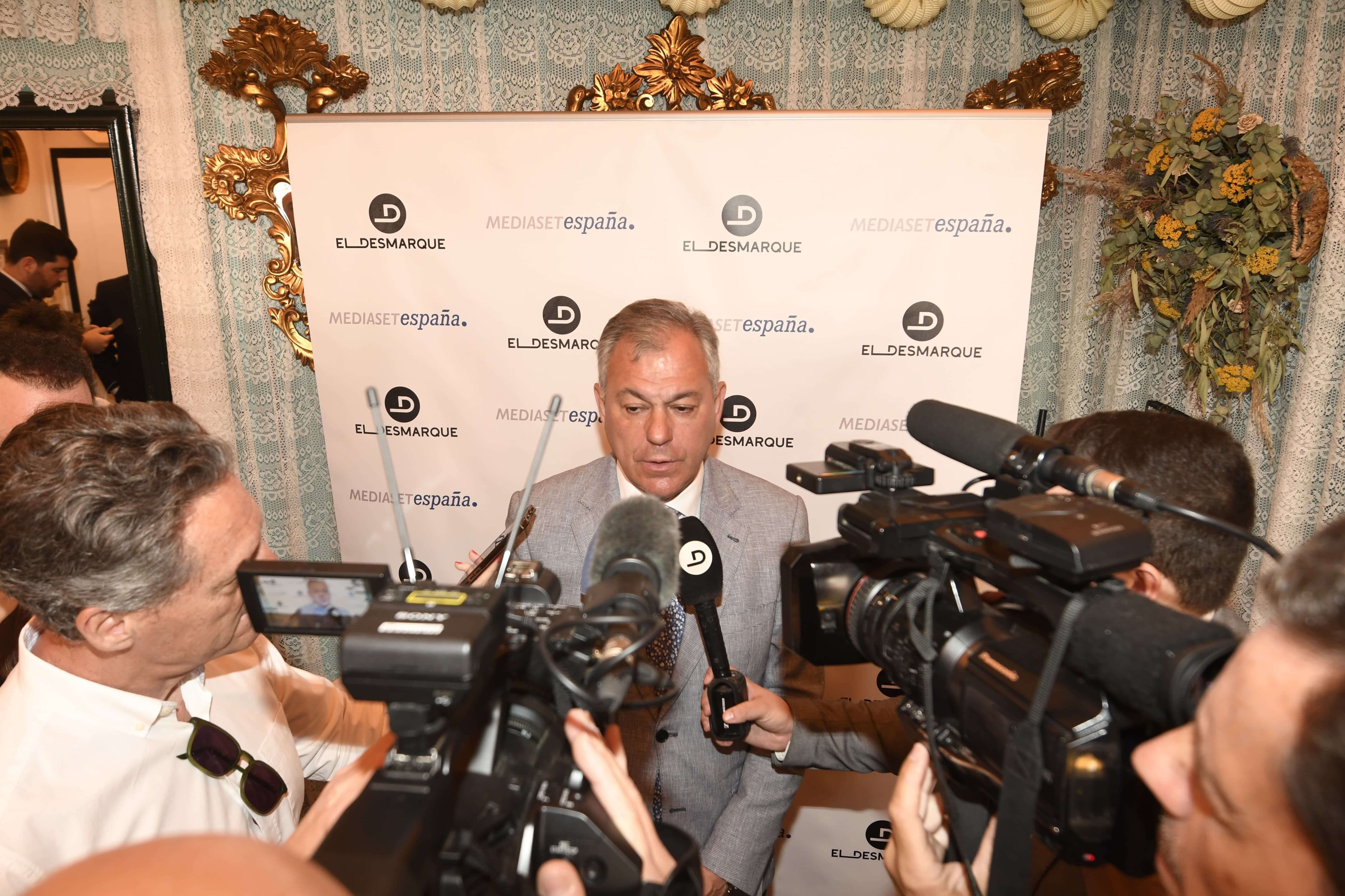 José Luis Sanz, alcalde de Sevilla, en el acto de ElDesmarque.