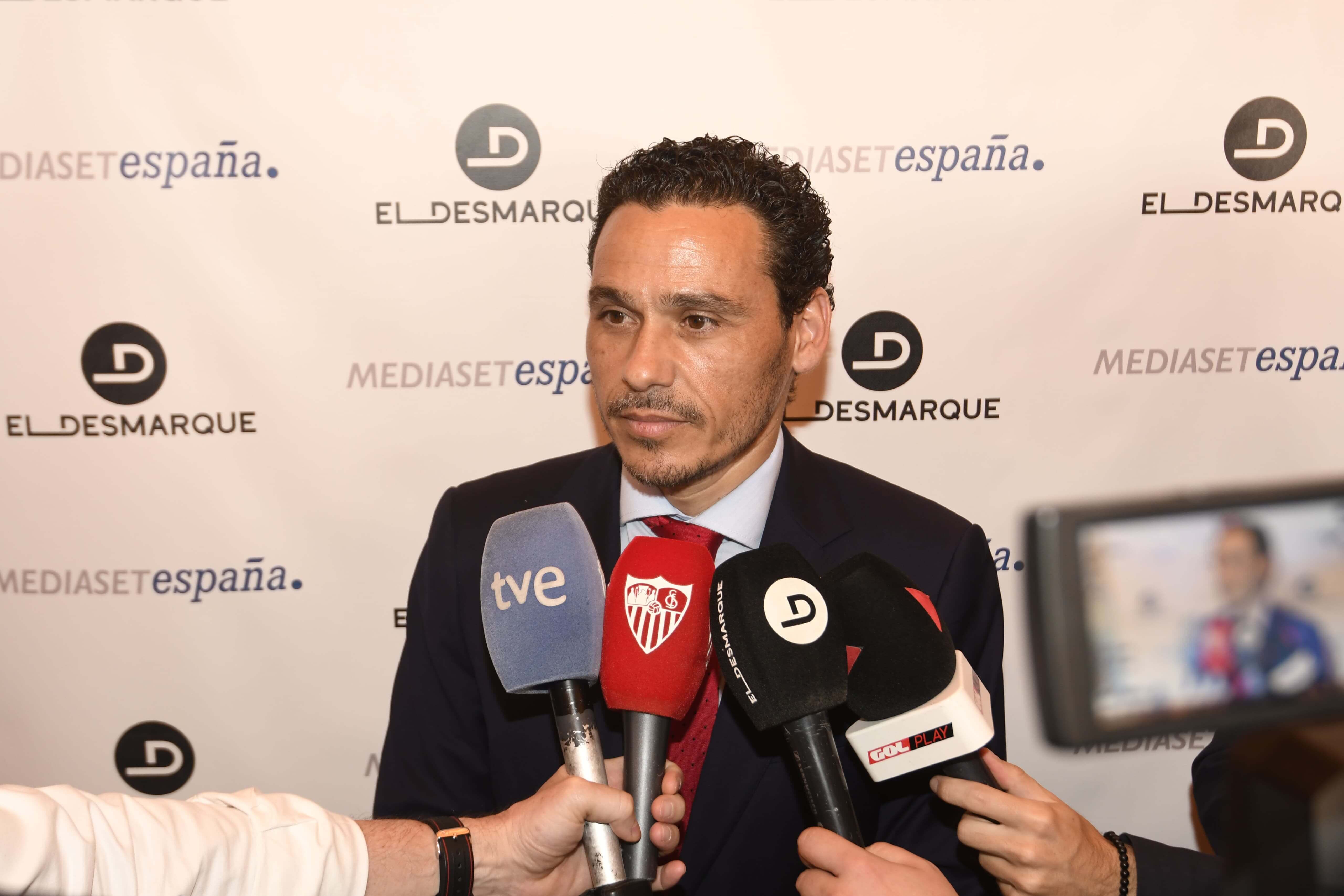  José María del Nido Carrasco, en la recepción del ElDesmarque en la Feria de Abril.