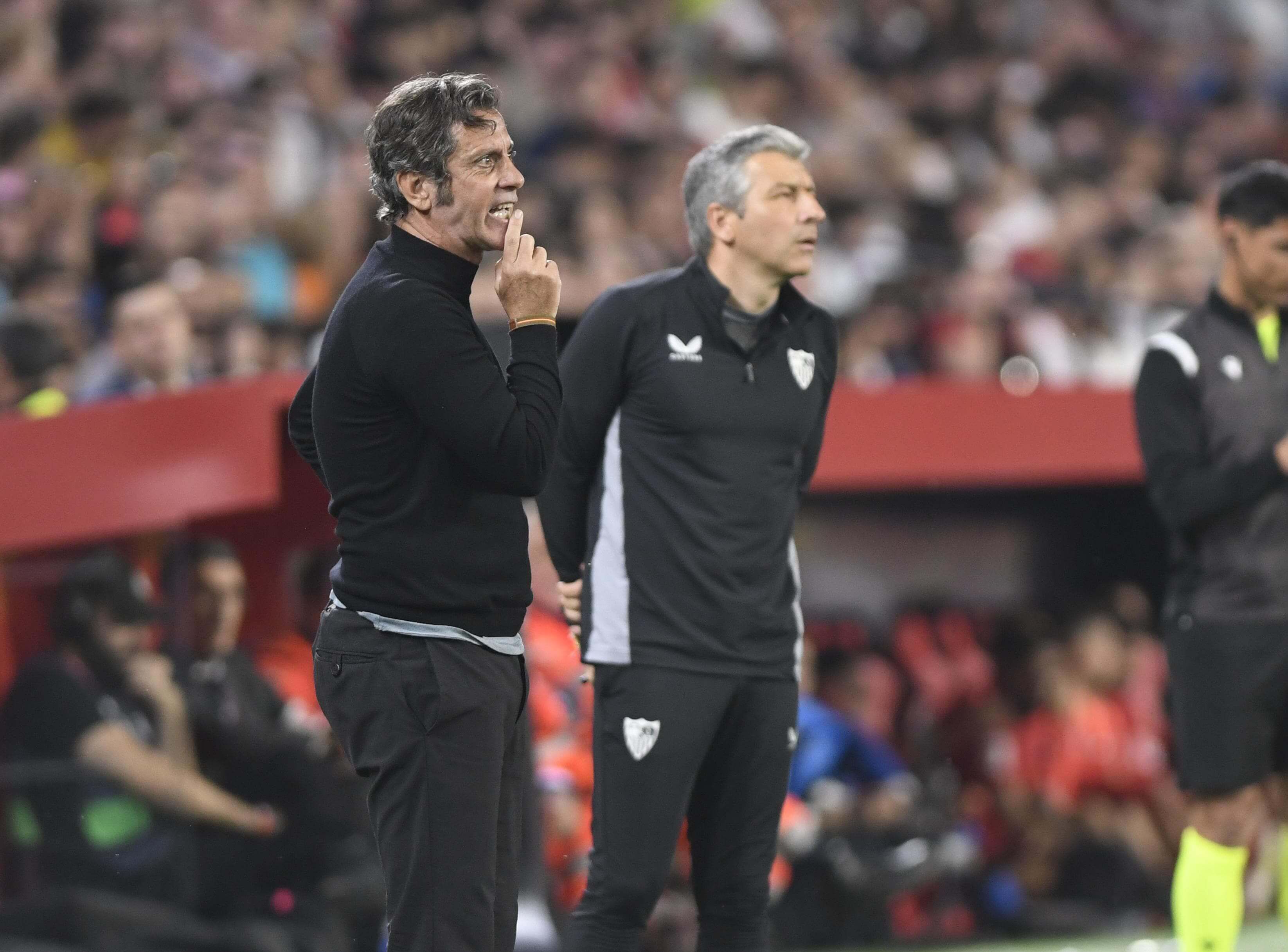  Quique Sánchez Flores, ante el Mallorca.