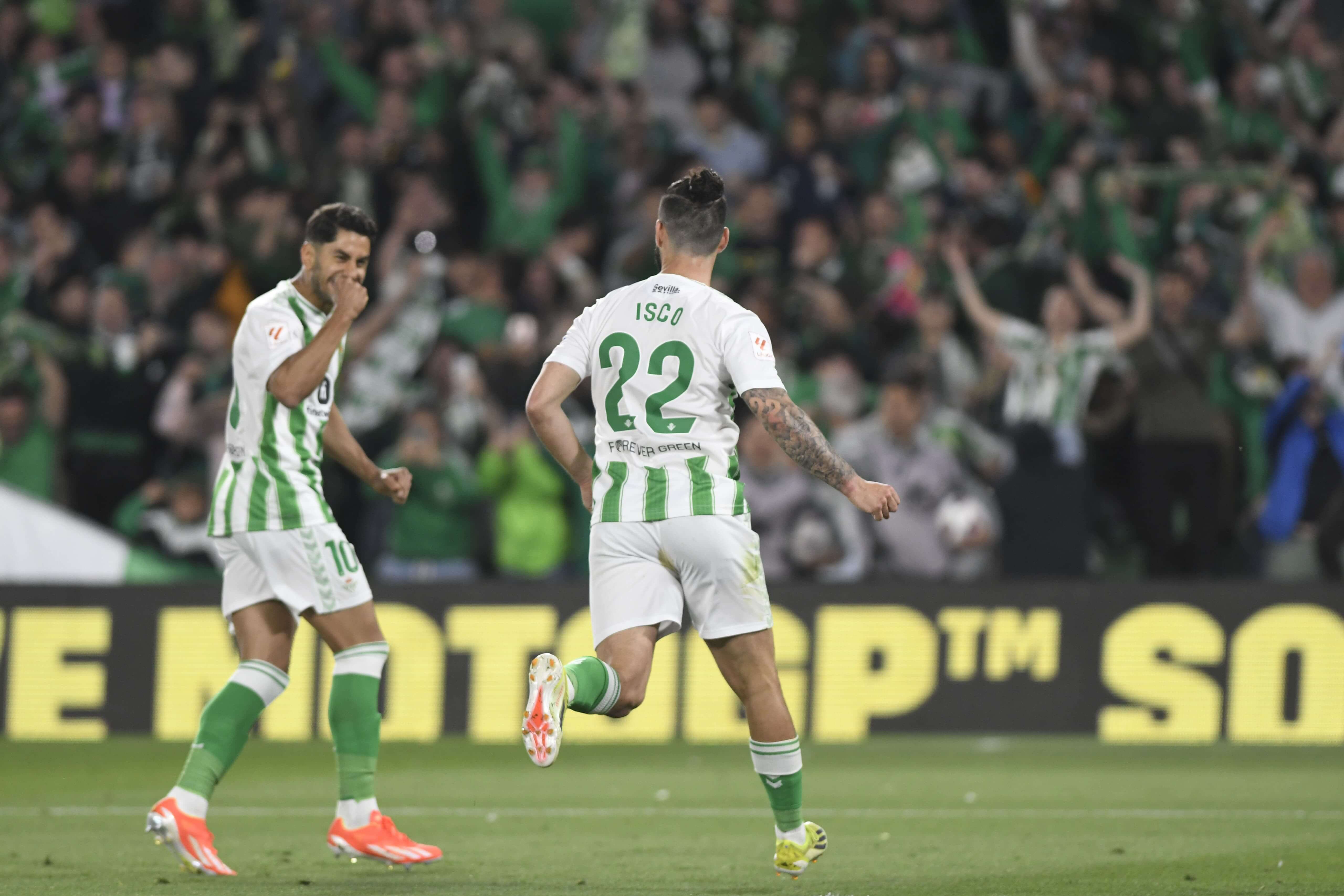  Isco Alarcón marcó el gol del Betis en el derbi sevillano