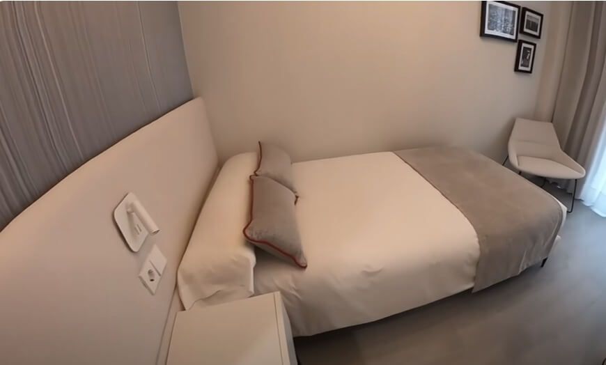  Las habitaciones de la ciudad deportiva.