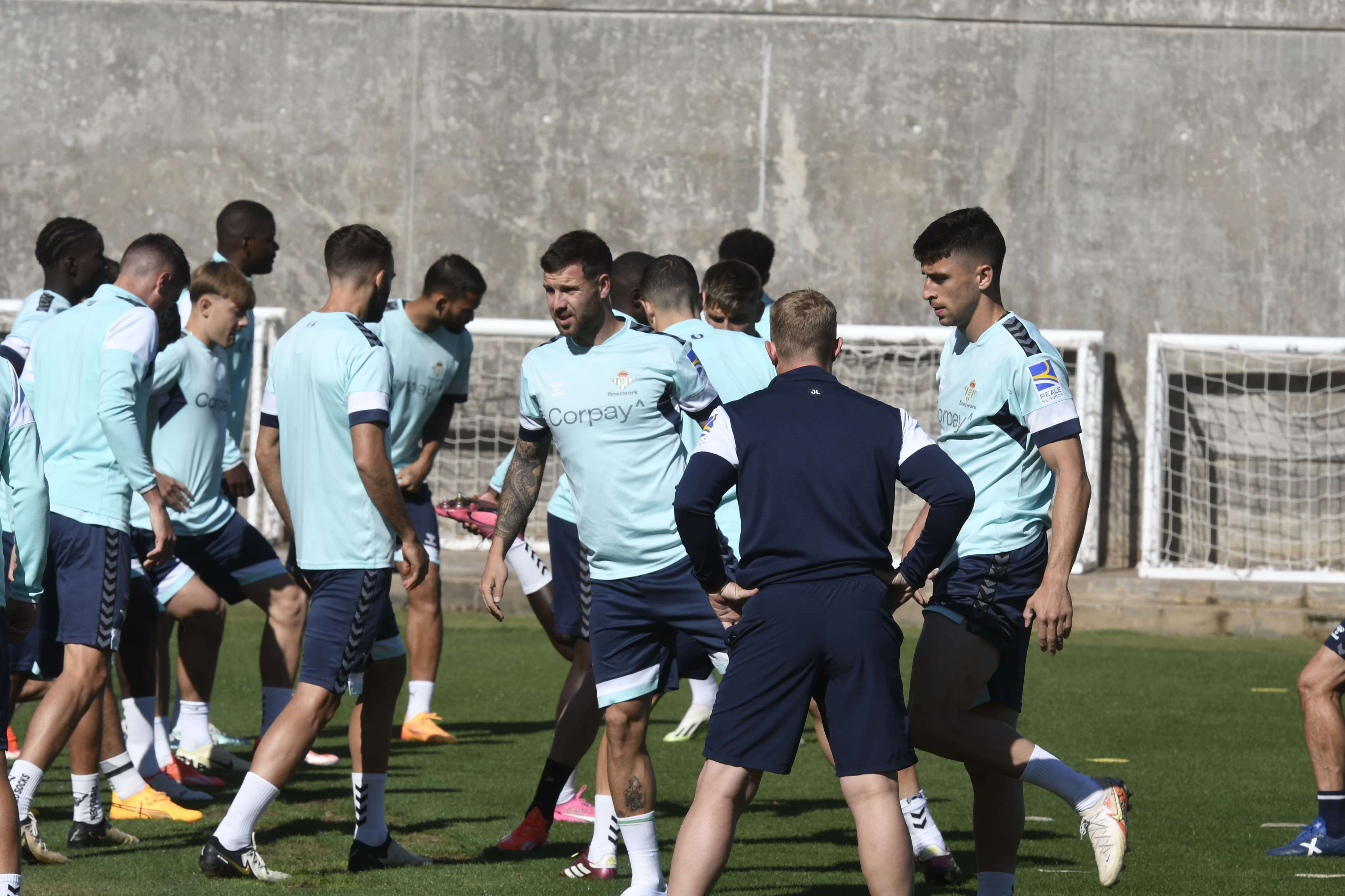  Entrenamiento del Betis este viernes.