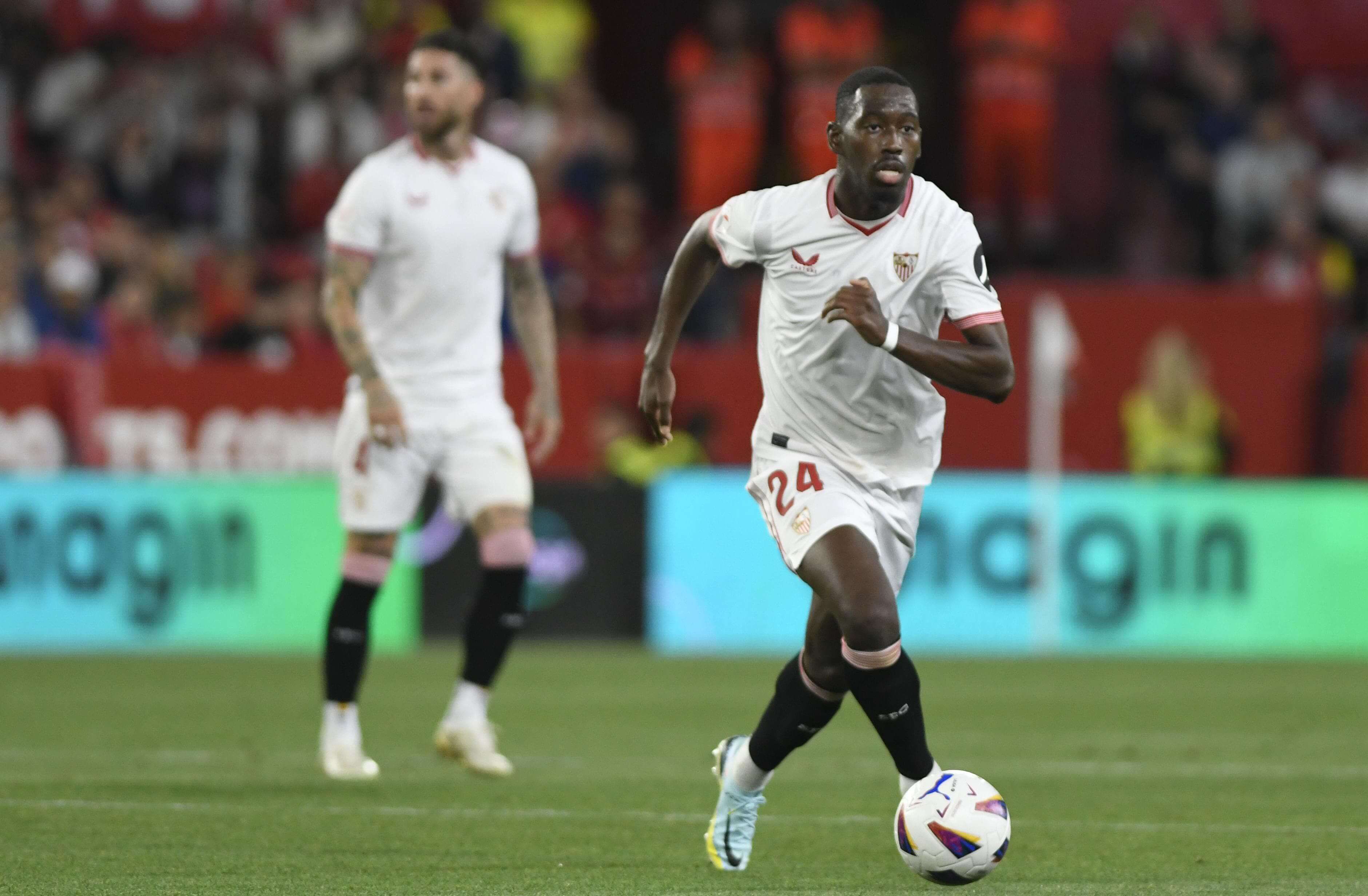 Soumaré, ante el Granada (Foto: Kiko Hurtado).