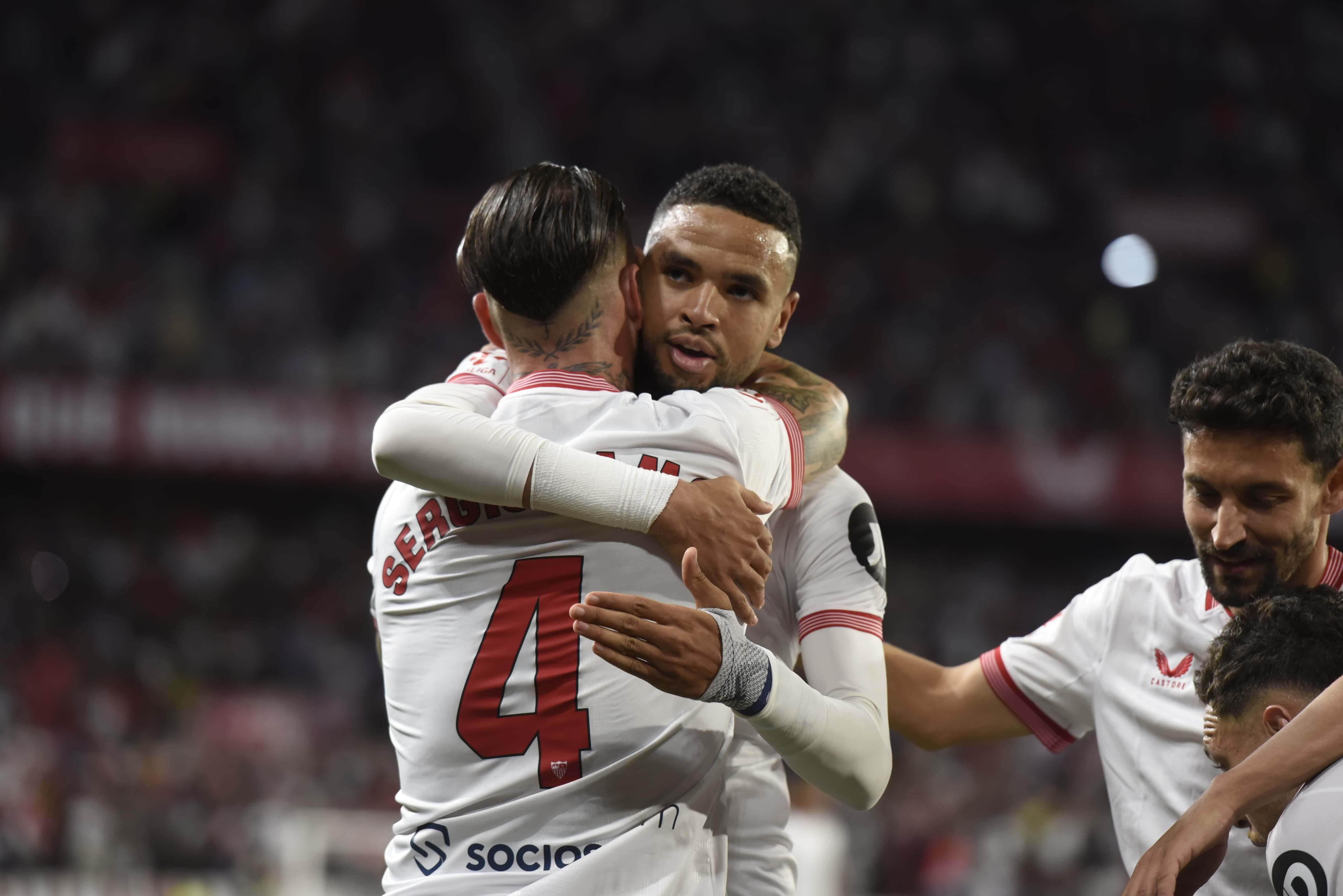 Celebración del gol de En-Nesyri.