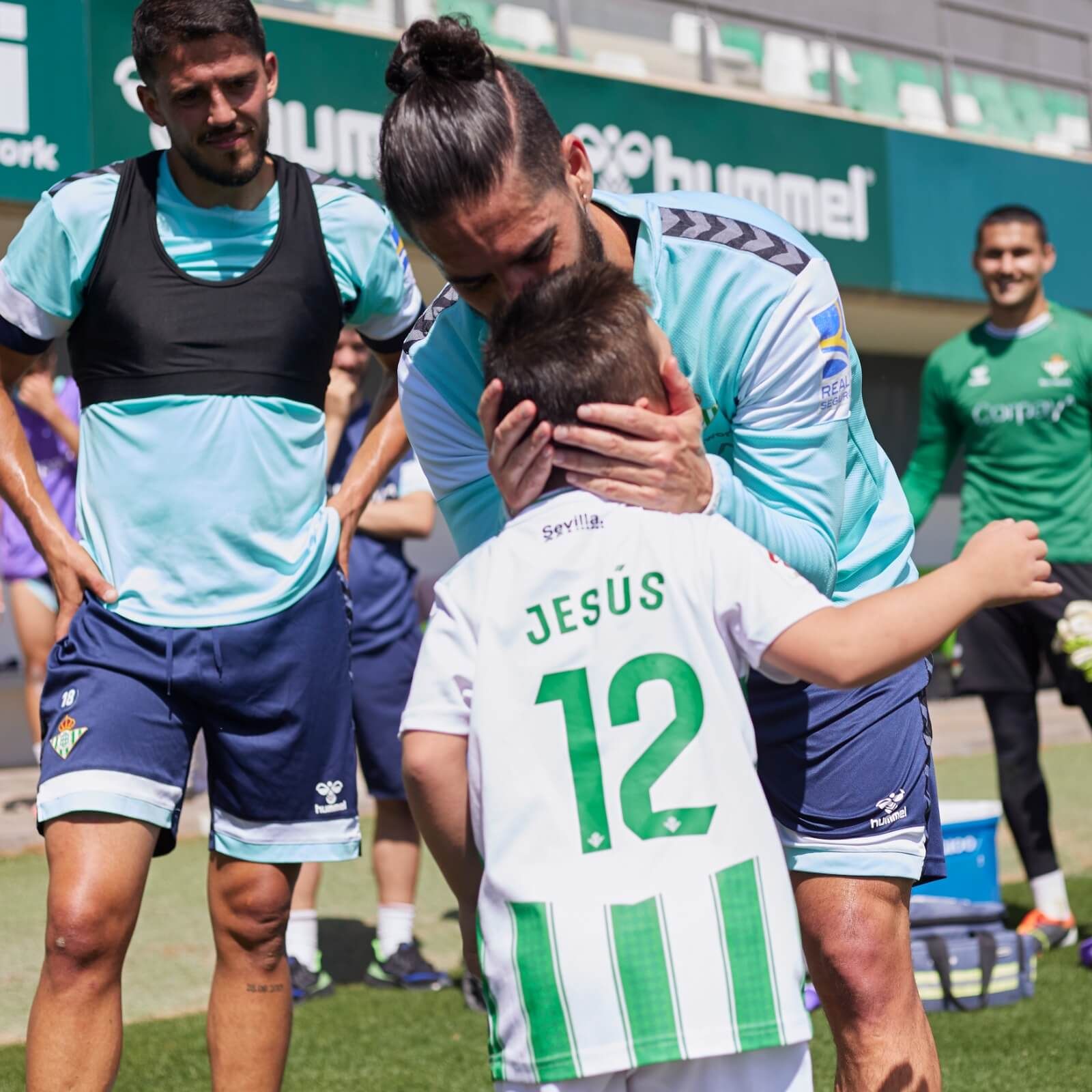  Isco Alarcón con Jesús Caballo.