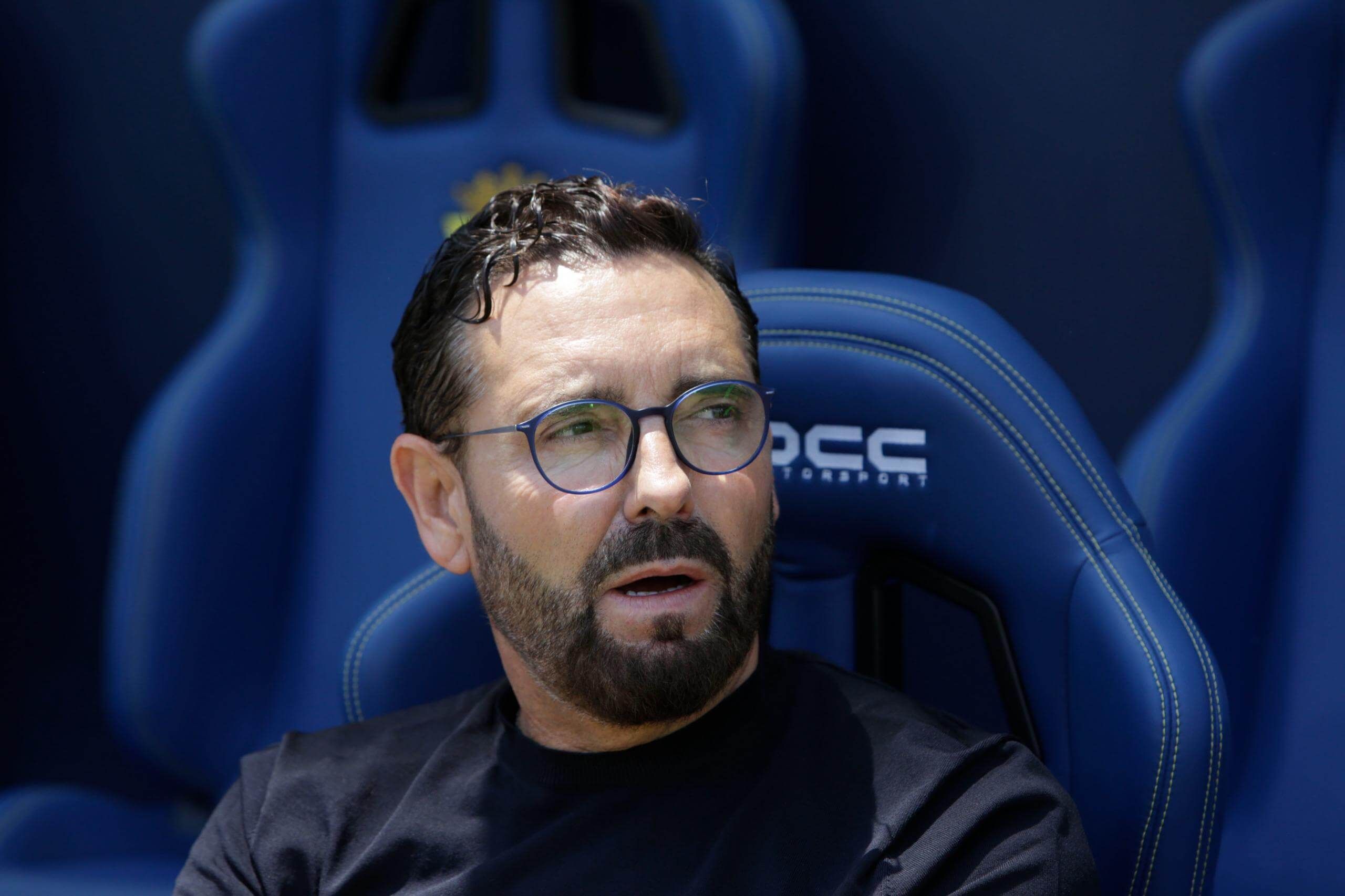  José Bordalás, en el Cádiz - Getafe.