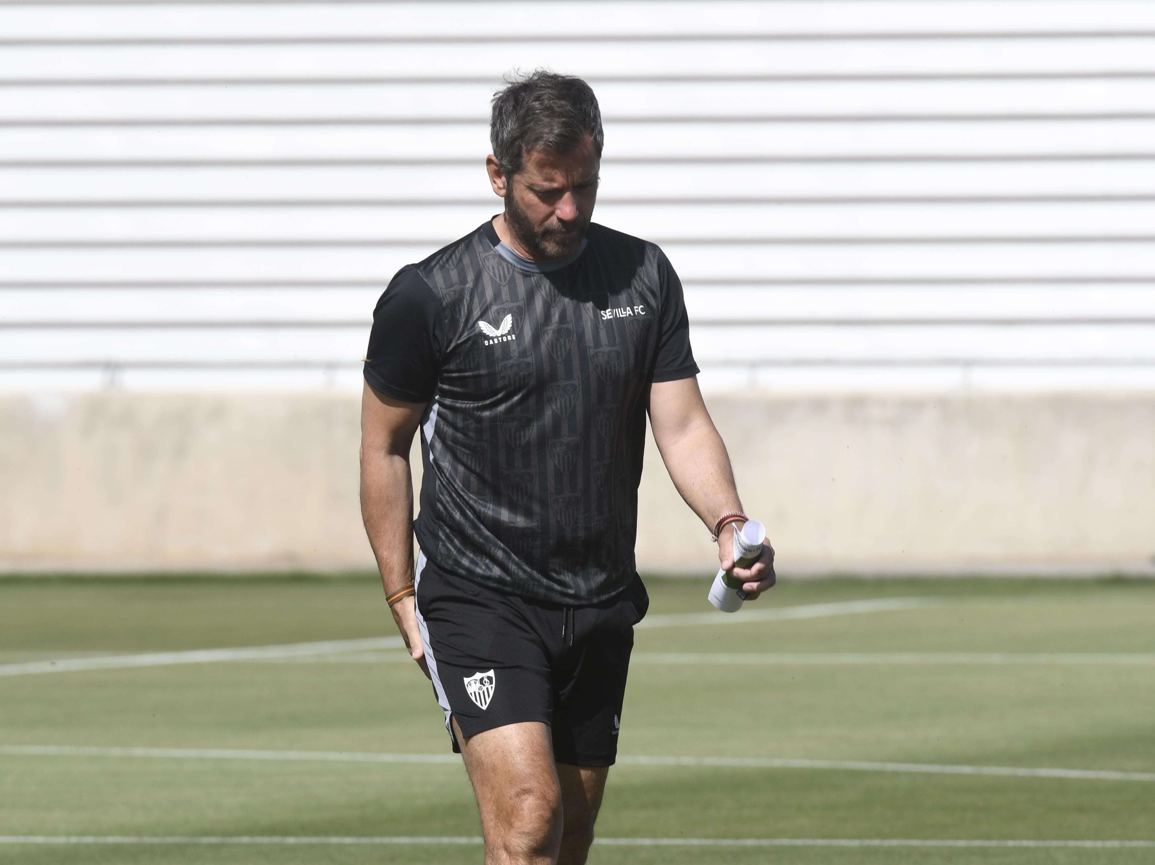 Quique Sánchez Flores, en la sesión del viernes.