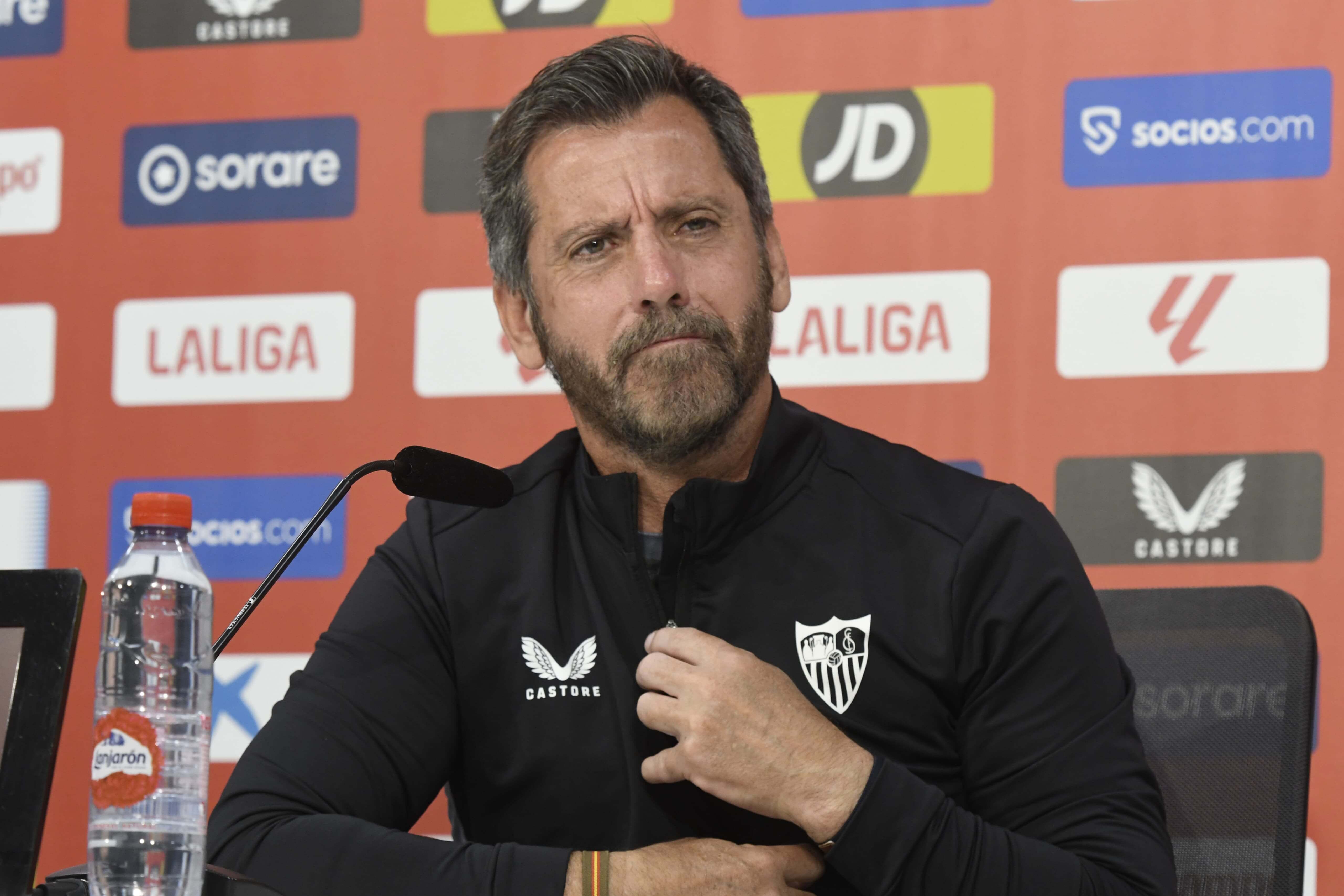  Quique Sánchez Flores, en sala de prensa.