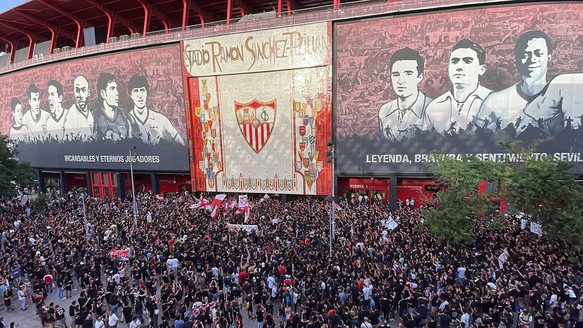 Imagen del Sánchez-Pizjuán en la previa.