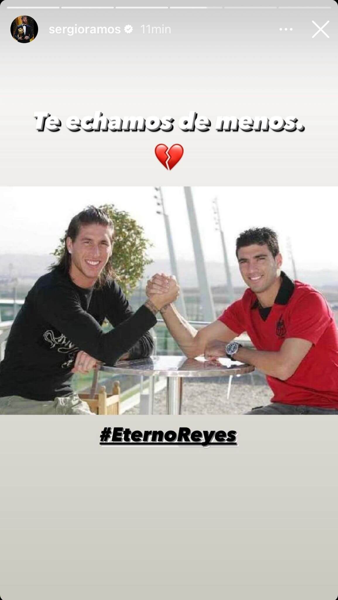 Sergio Ramos y José Antonio Reyes.