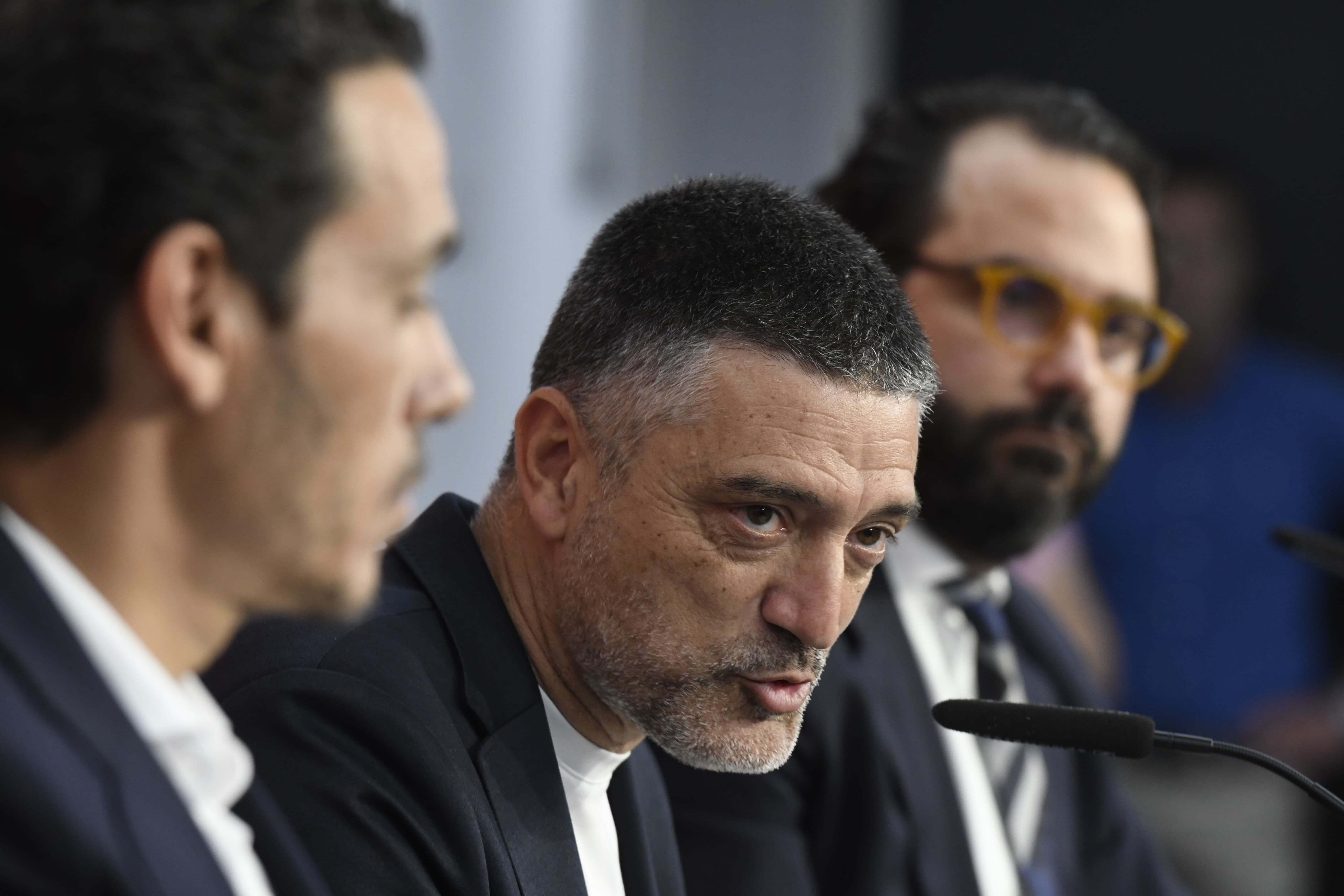  García Pimienta en su presentación.