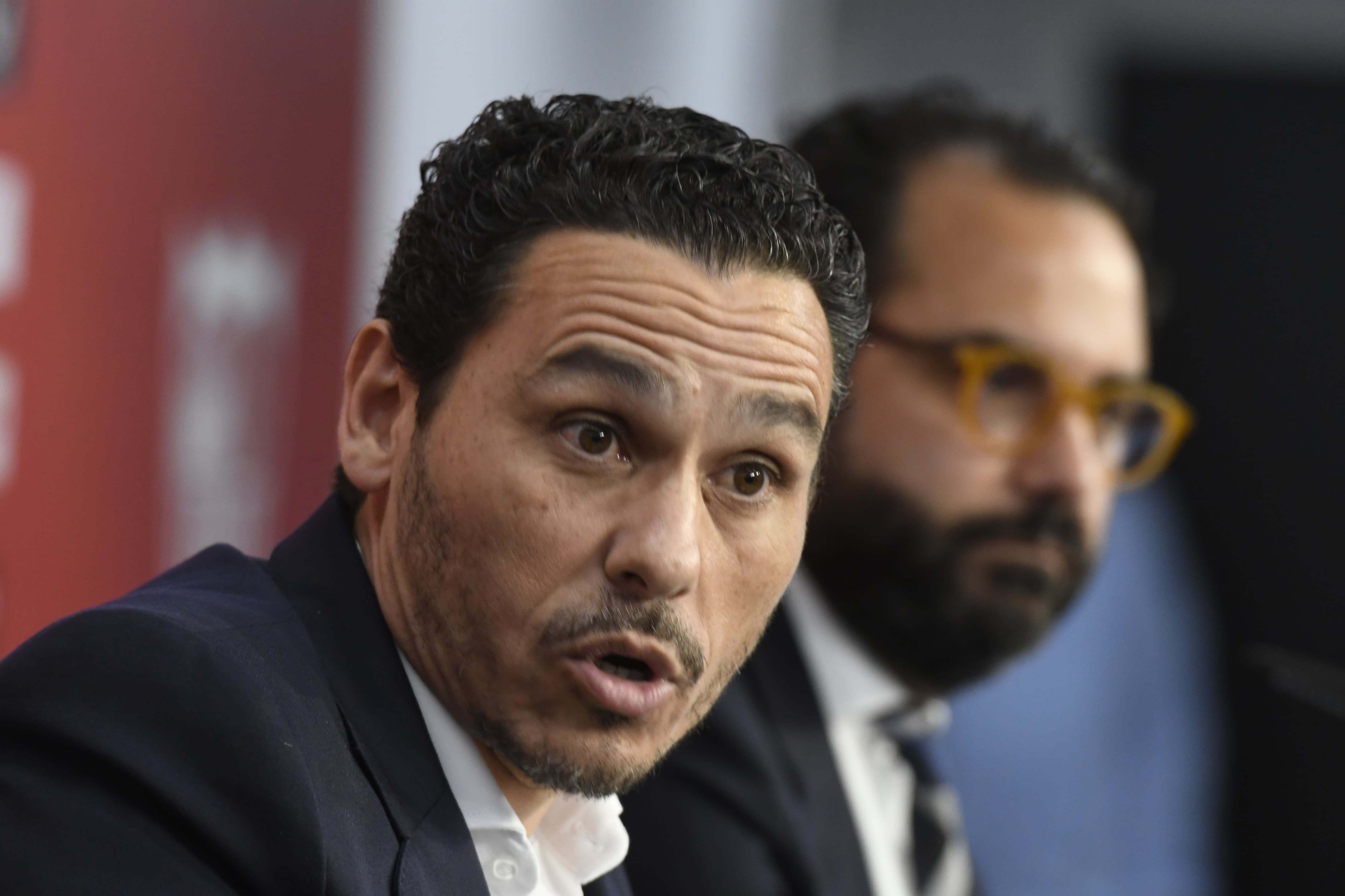  Del Nido Carrasco, en sala de prensa.