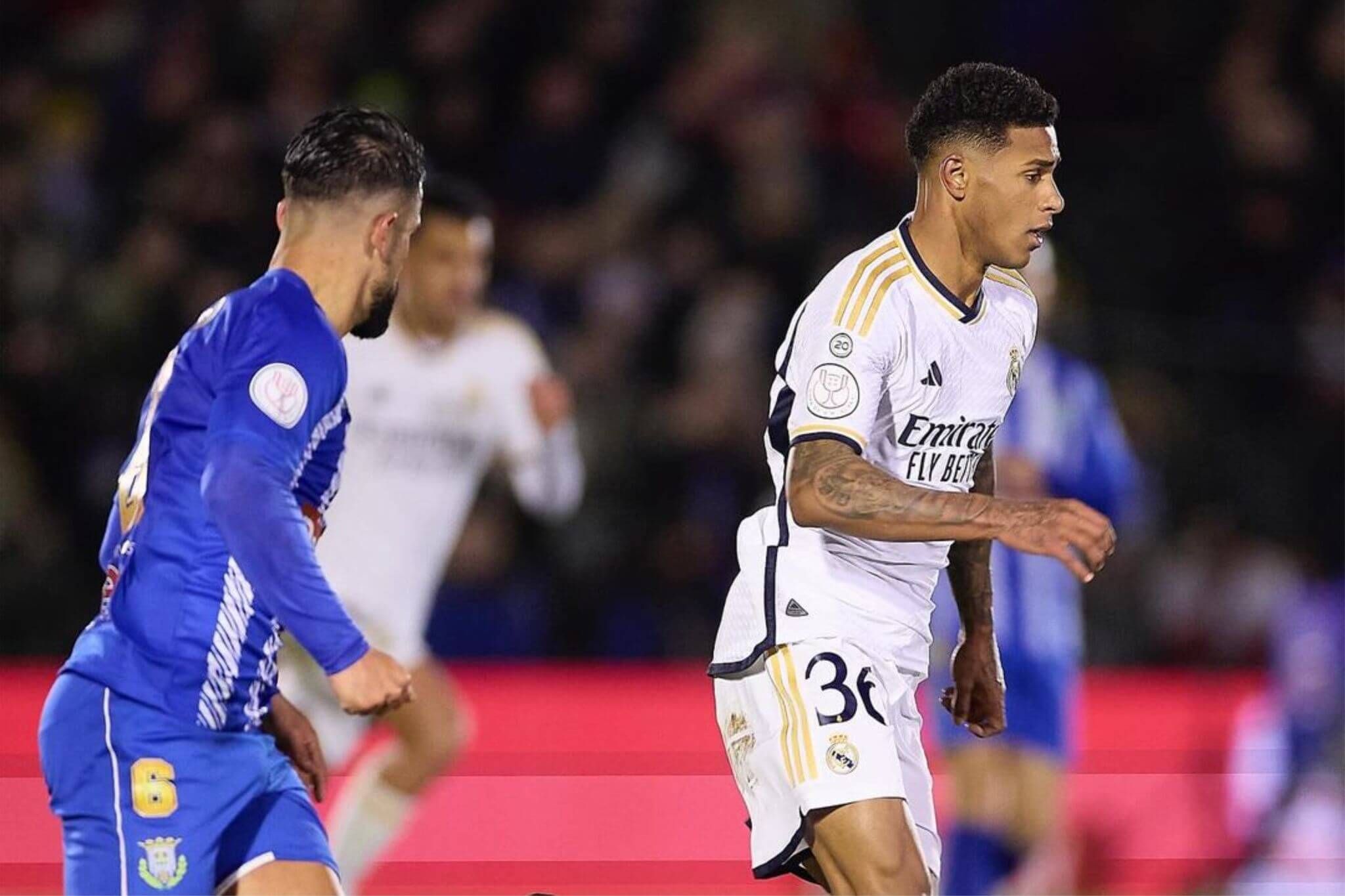  Vinicius Tobías, frente al Arandina en Copa del Rey.