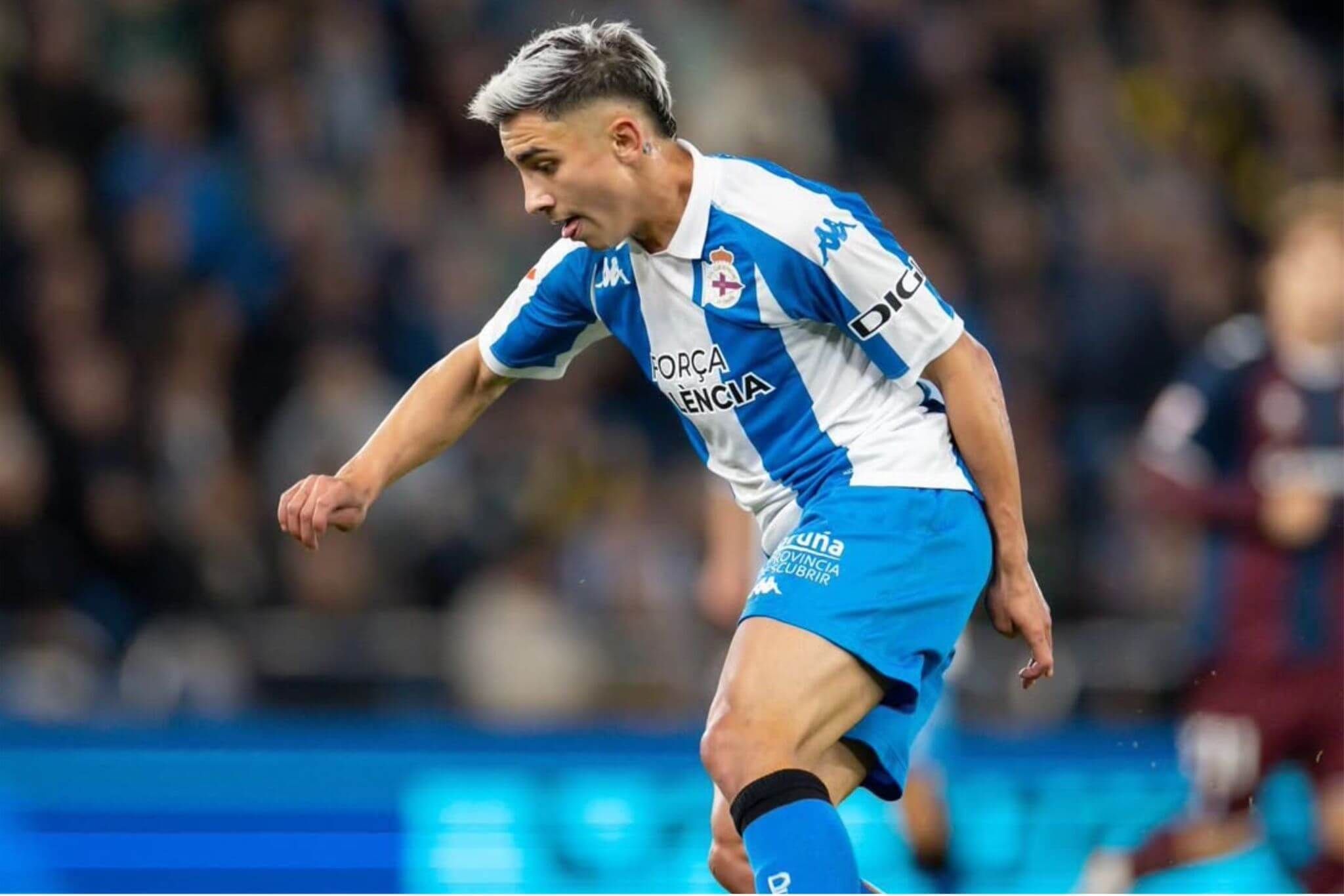  Yeremay, en un partido con el Deportivo.