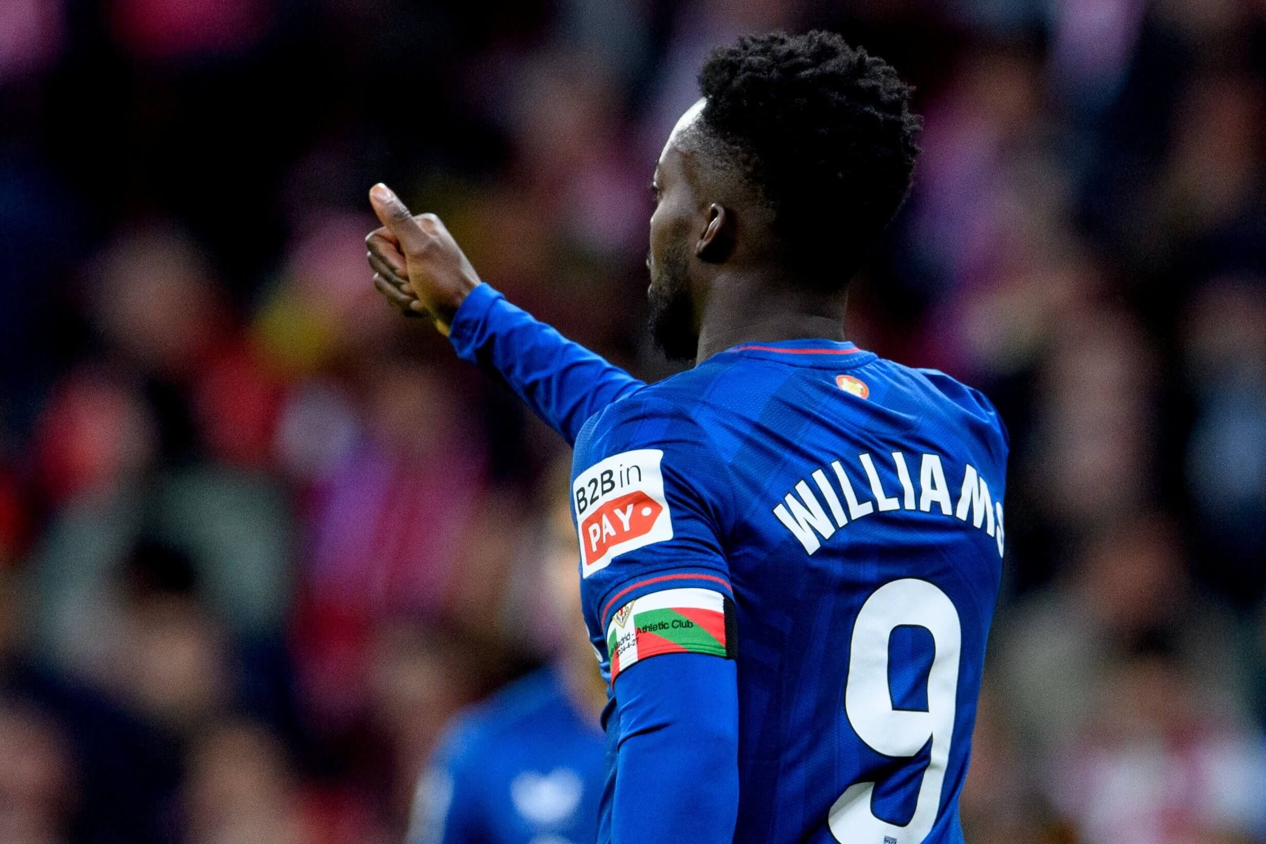  Iñaki Williams en el duelo ante el Atlético en el Metropolitano.