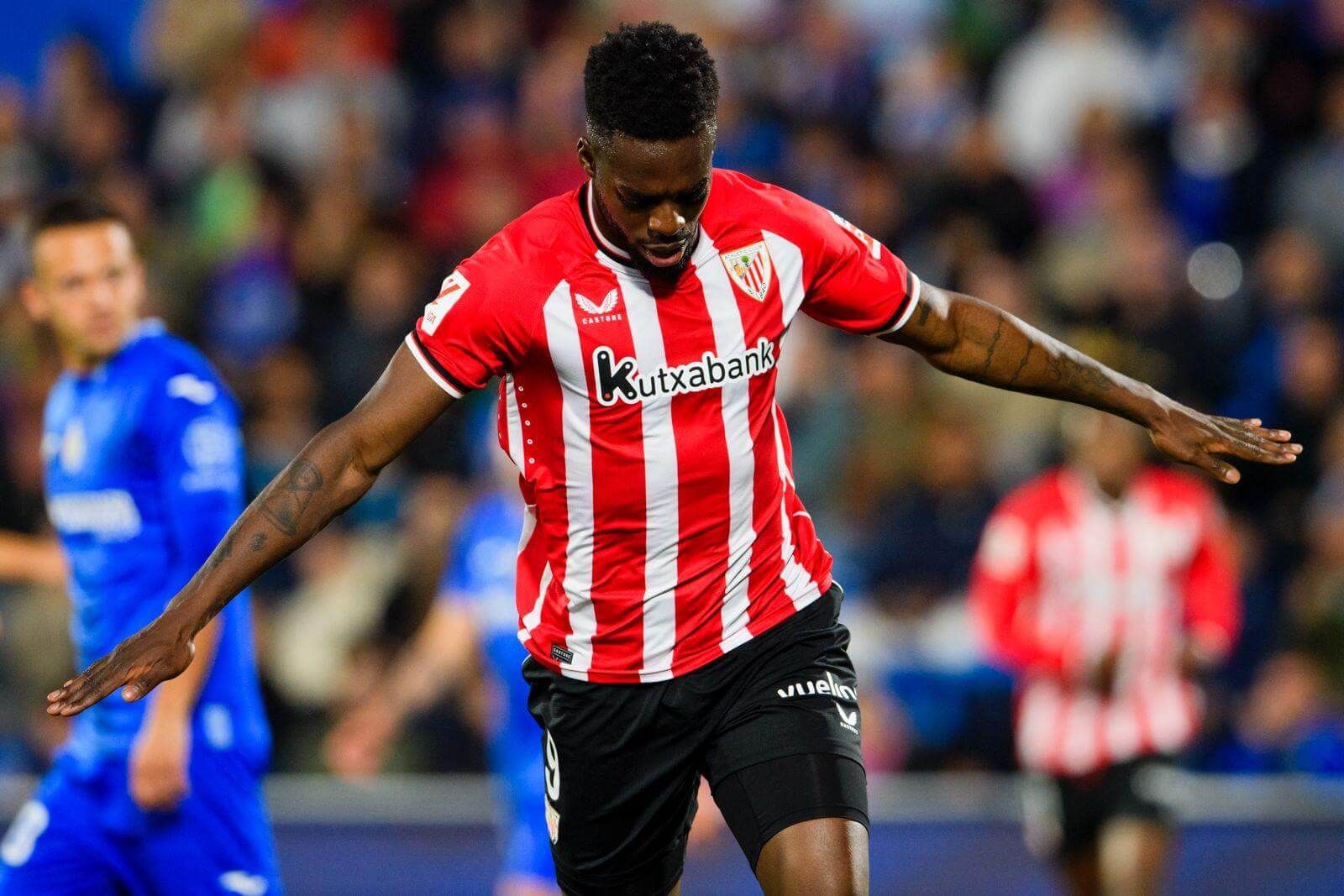 Gol de Iñaki Williams ante el Getafe en el Coliseum.