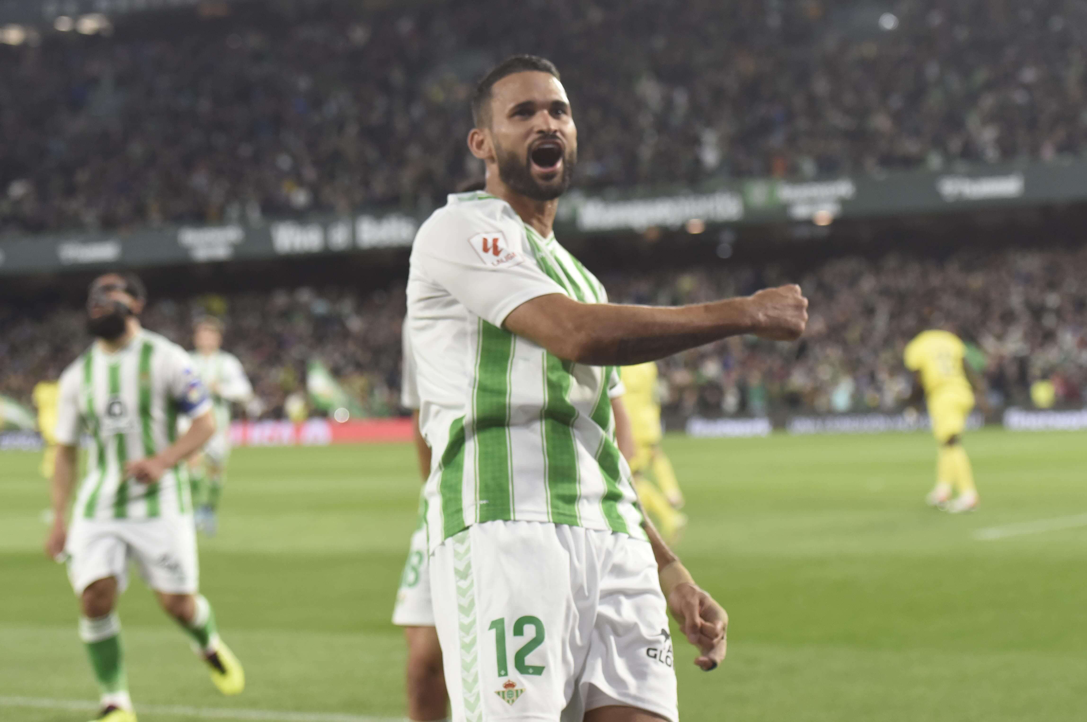 Willian José celebra su gol al Villarreal (Foto: Kiko Hurtado)
