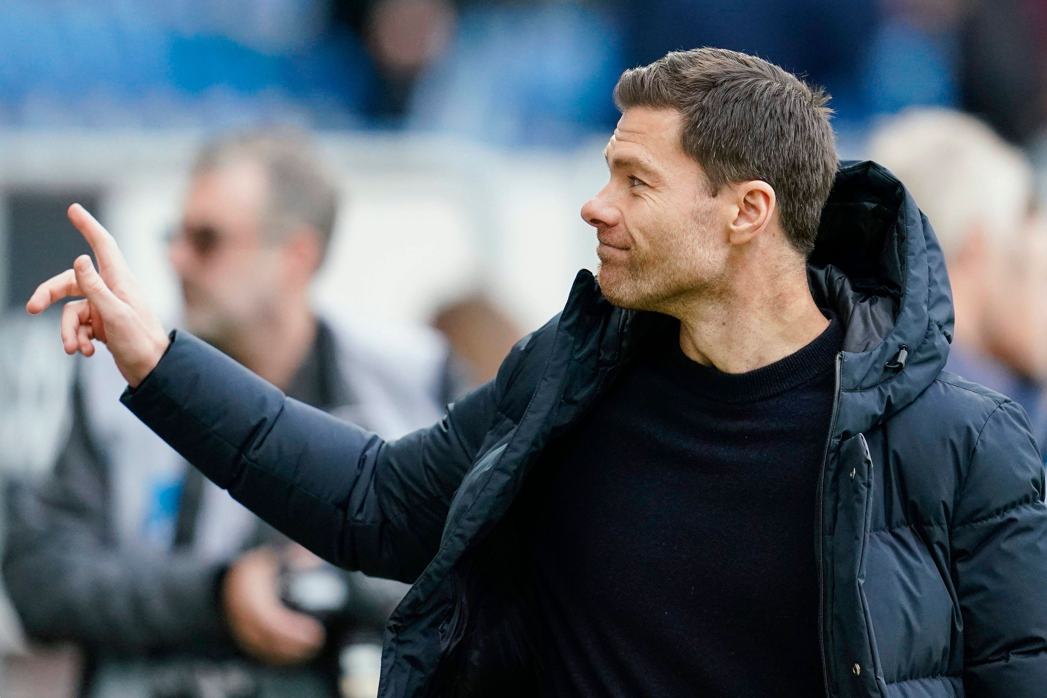 Xabi Alonso, durante un partido con el Bayer Leverkusen.
