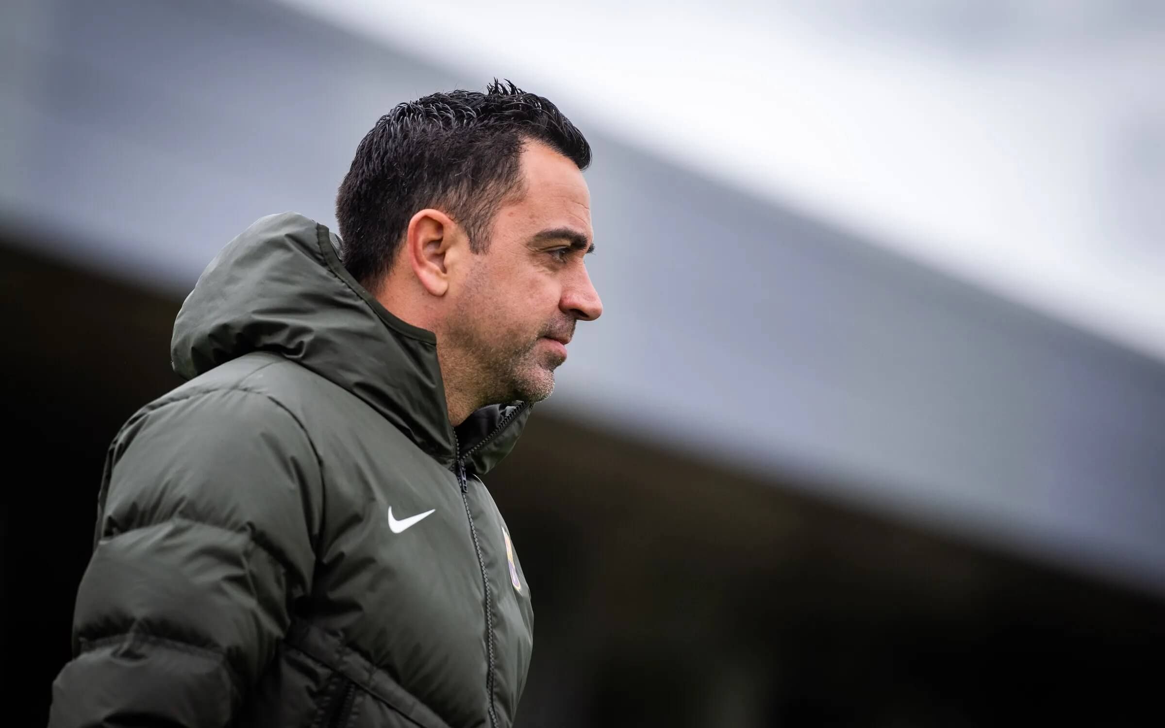  Xavi Hernández, en una sesión del Barcelona.