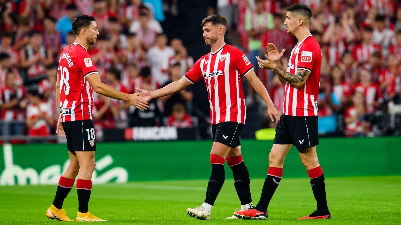  Lesión de Yeray Álvarez en el partido ante la UD Almería en San Mamés.