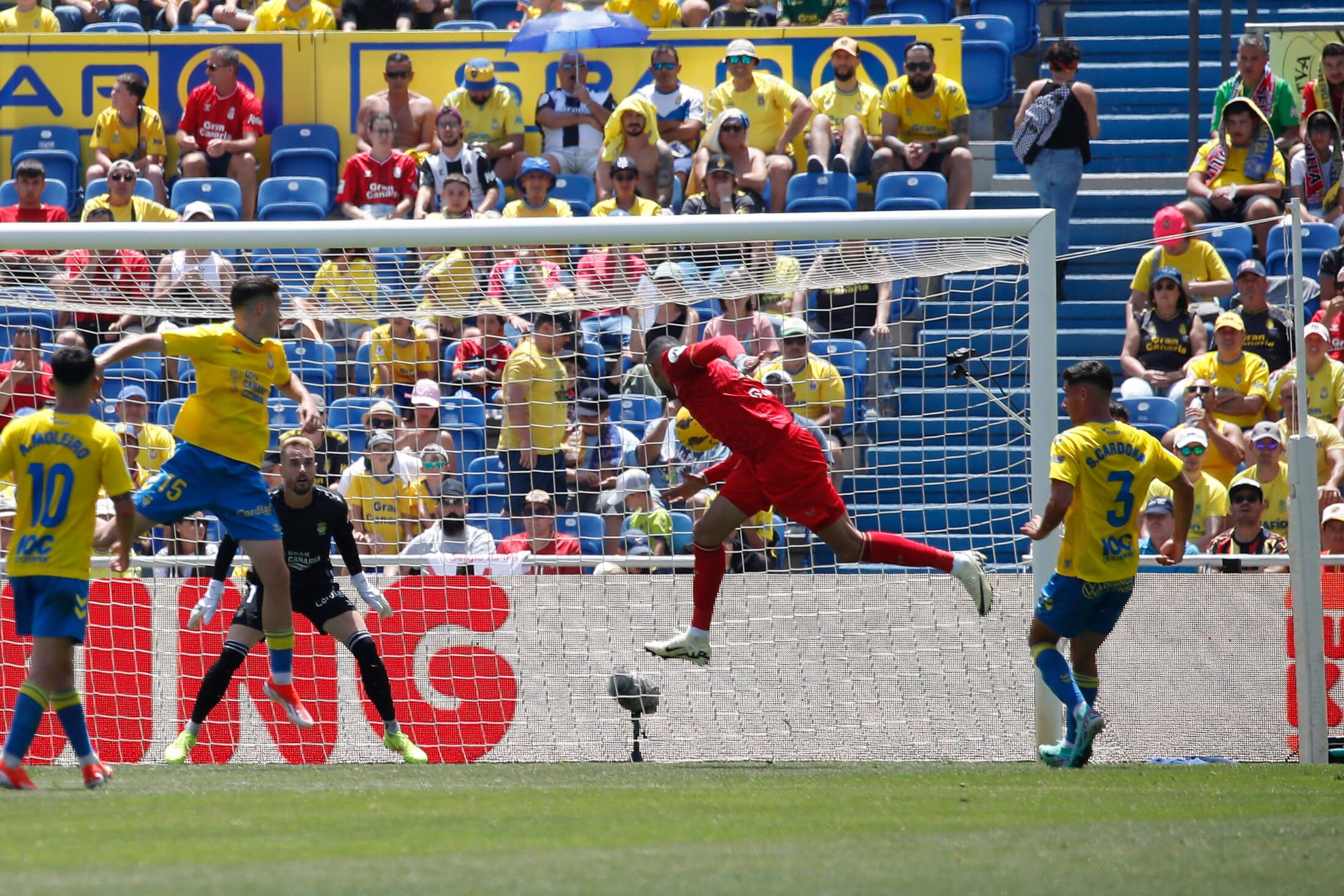  Youssef En-Nesyri en su gol ante Las Palmas.