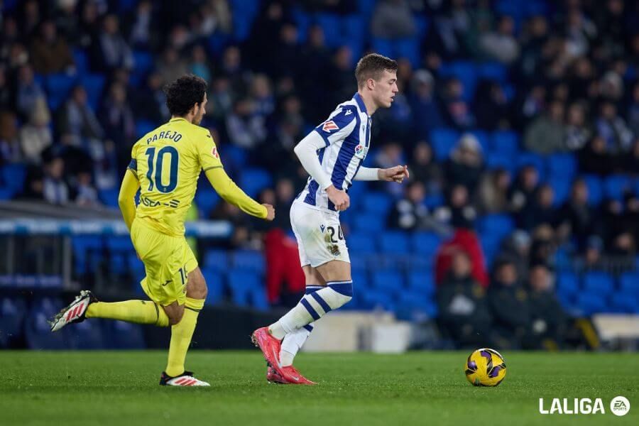  Luka Sucic en el Real Sociedad - Villarreal.