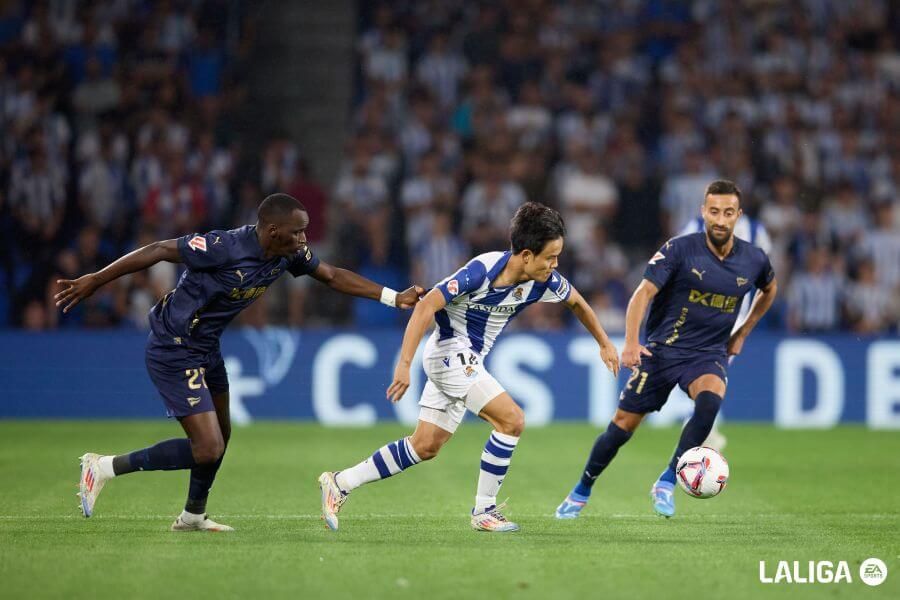  Kubo, en el Real Sociedad-Alavés.