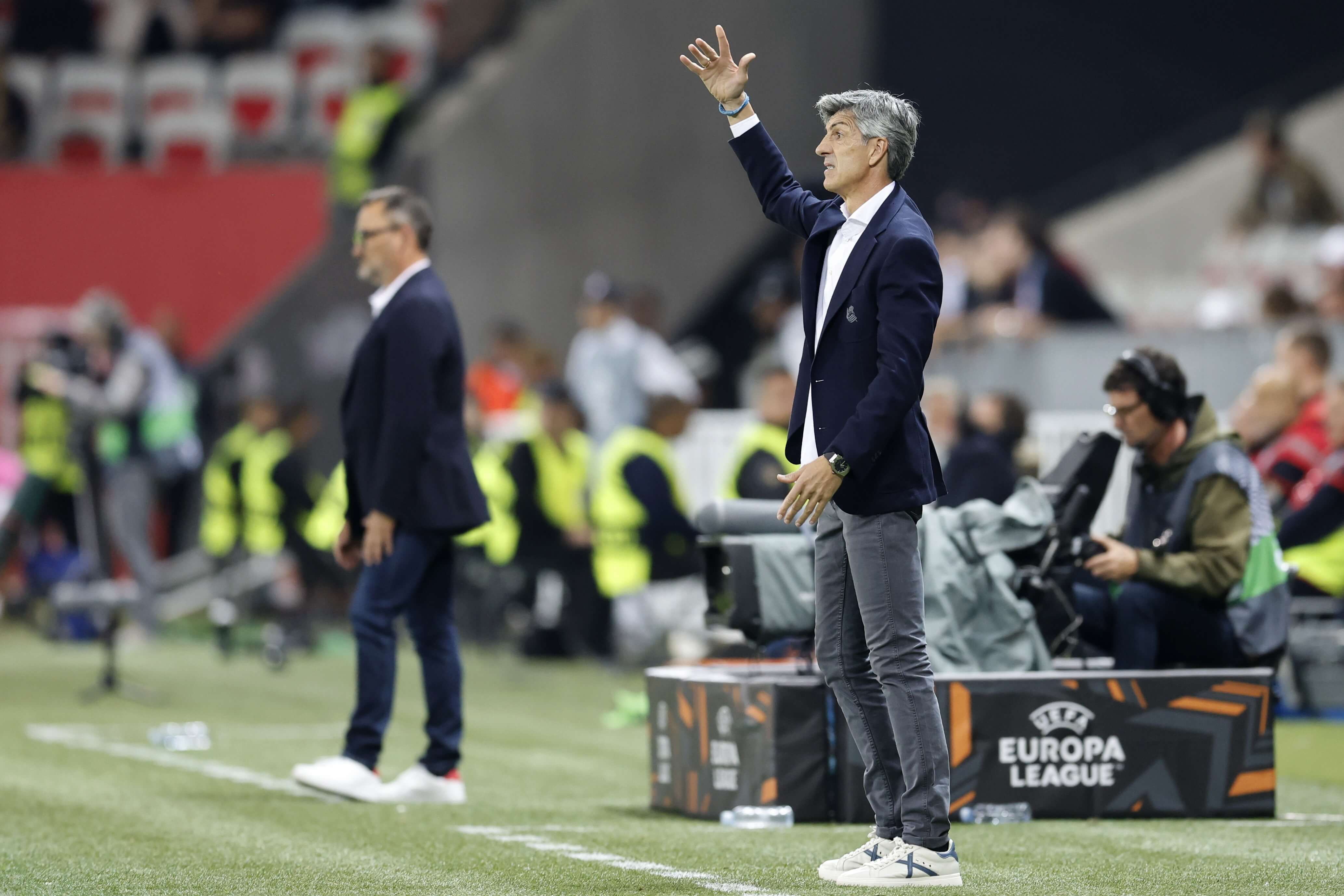  Imanol, durante el partido de Europa League ante el Niza.