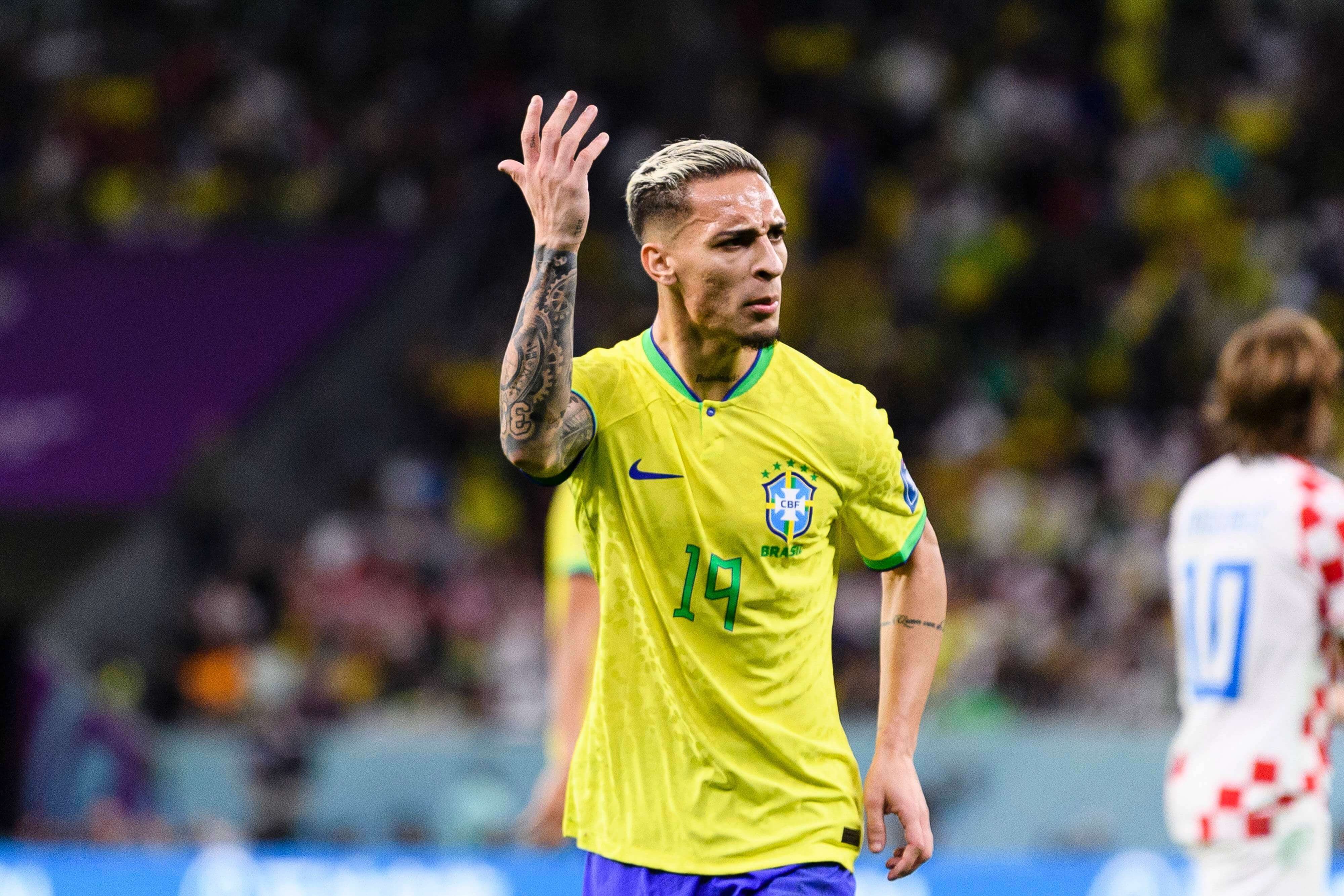  Antony, con Brasil en el Mundial de Catar.