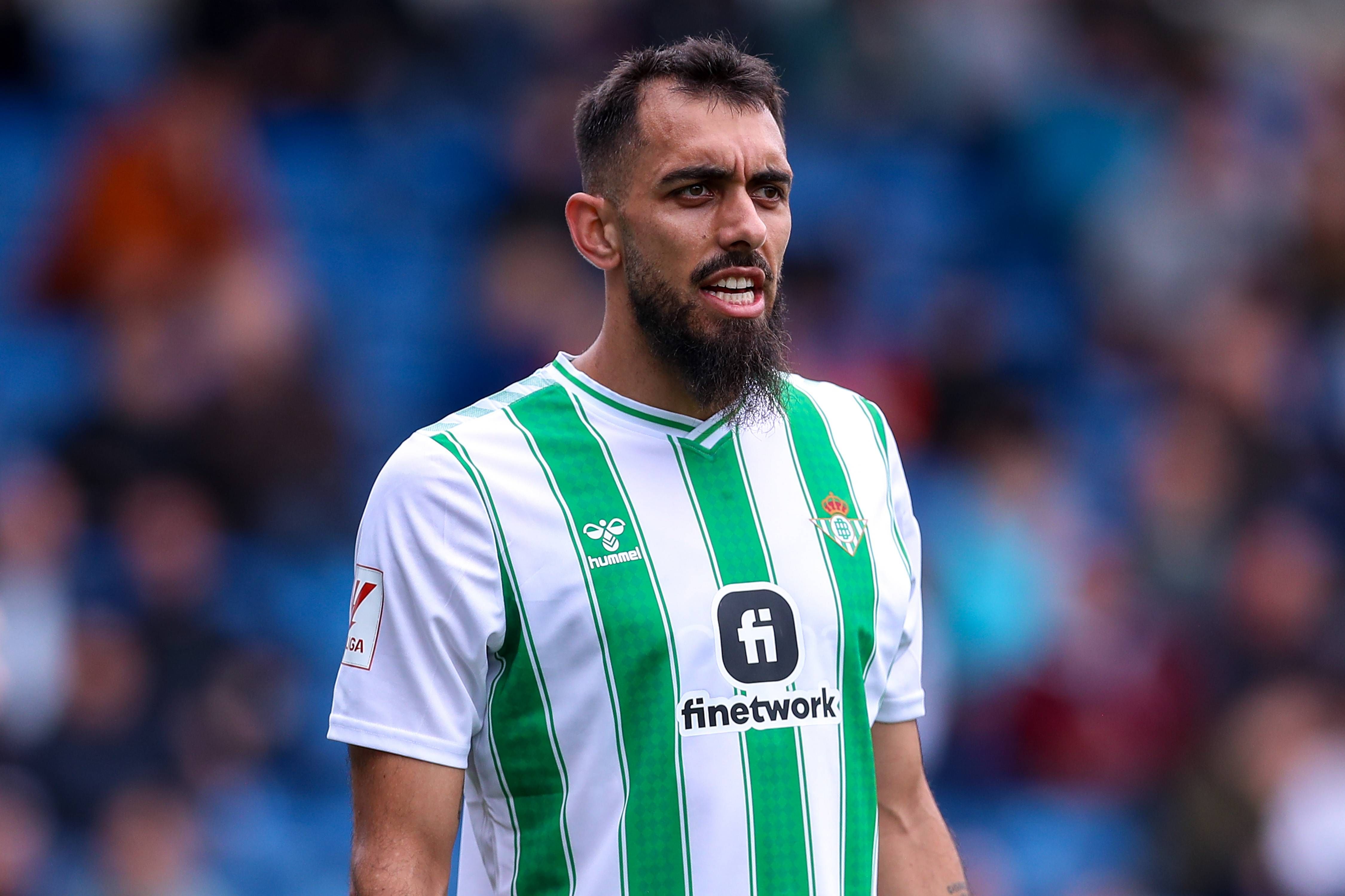  Borja Iglesias, con el Real Betis.
