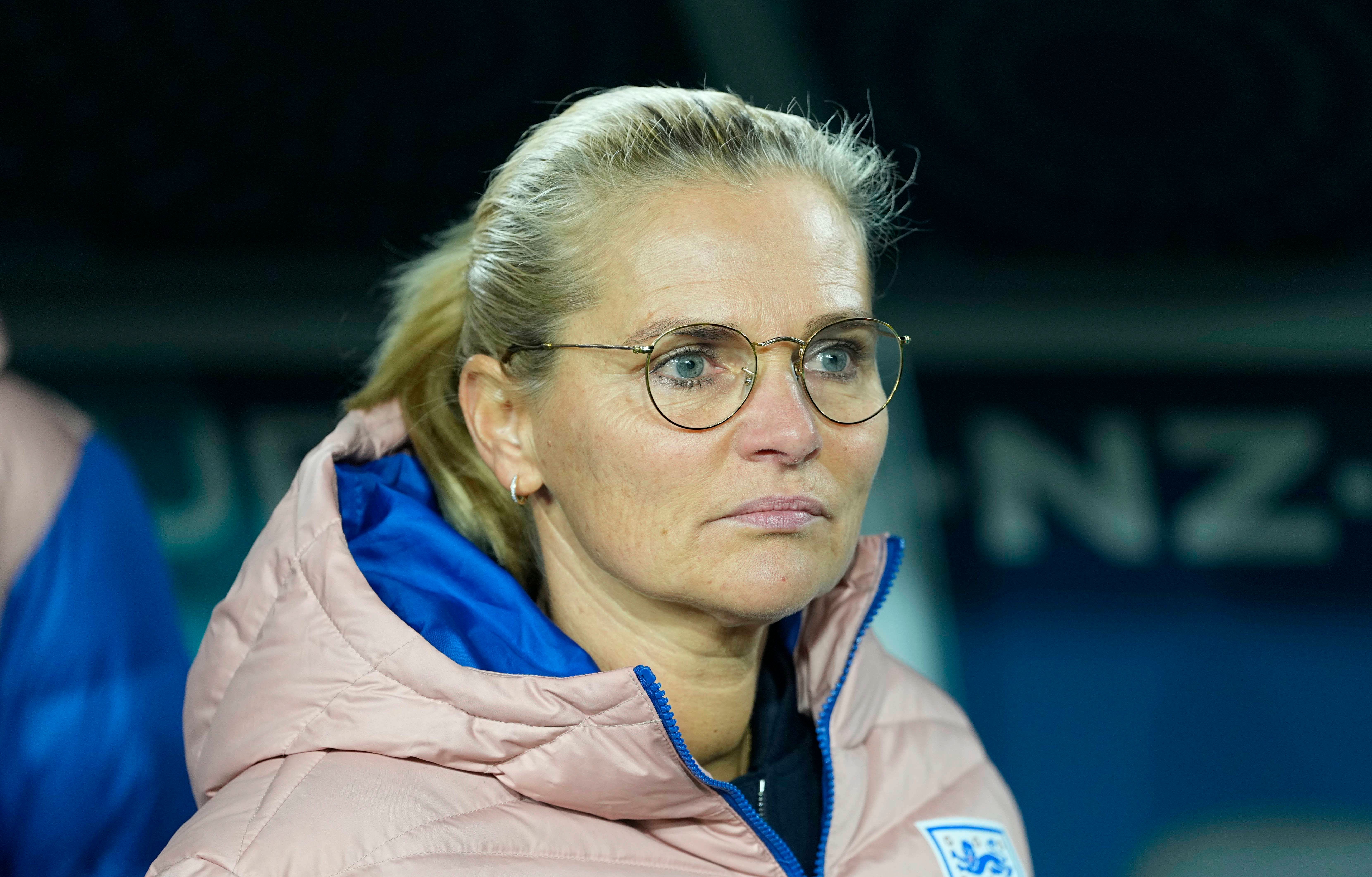 Sarina Wiegman, en el Mundial con Inglaterra.