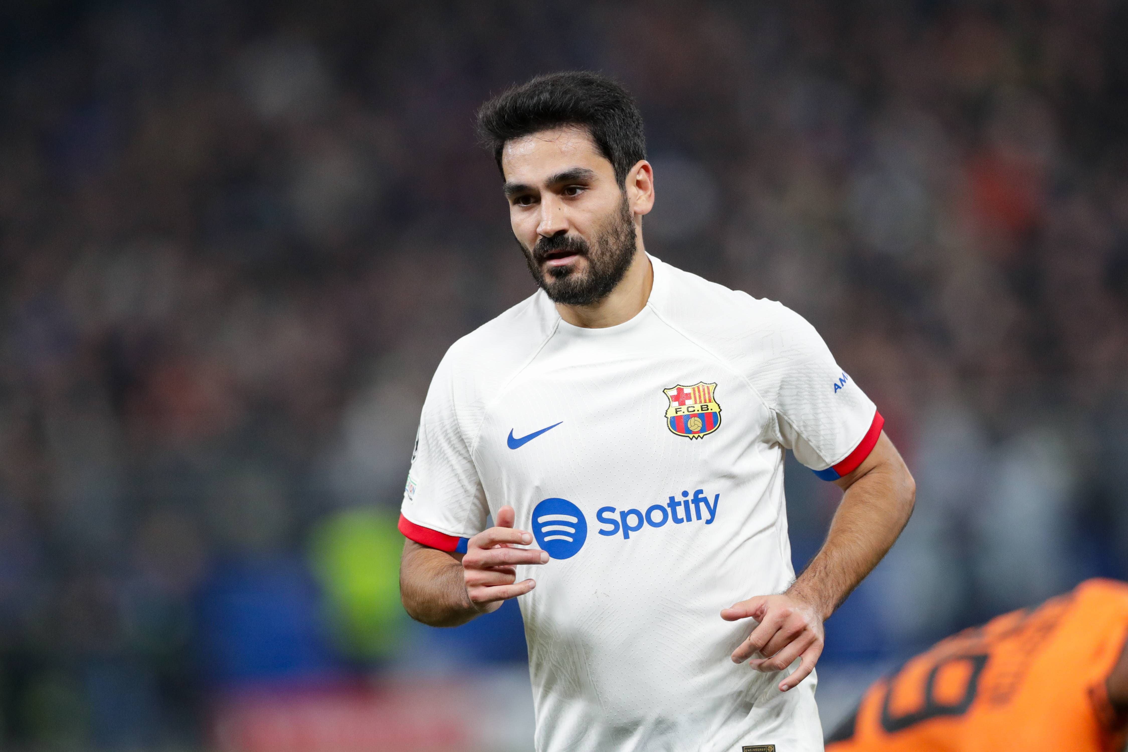 Ilkay Gündogan, en un partido del Barcelona.