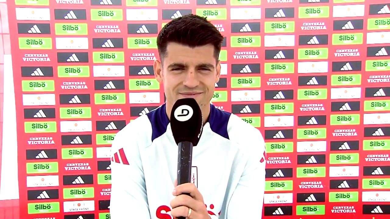  Álvaro Morata, con ElDesmarque.