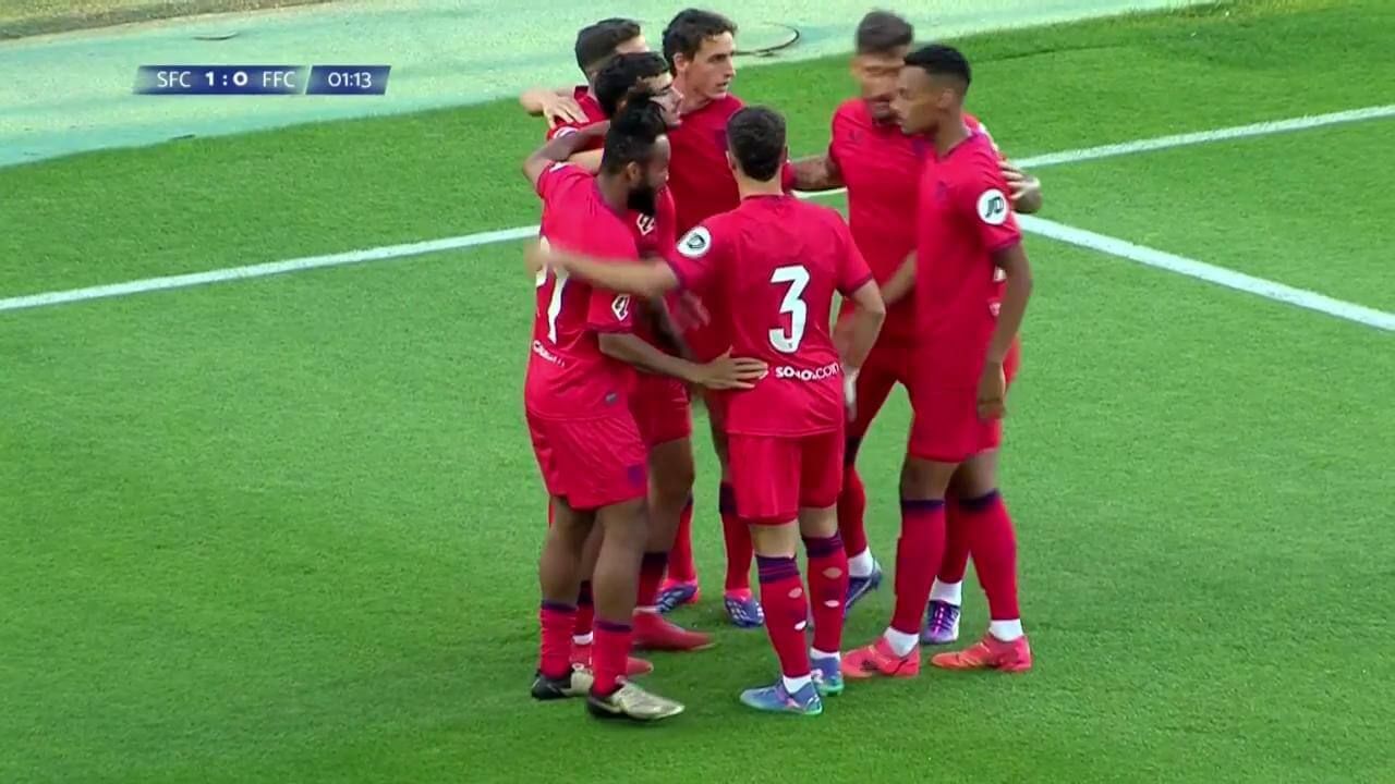 Celebración del tanto de Isaac Romero ante el Fulham.