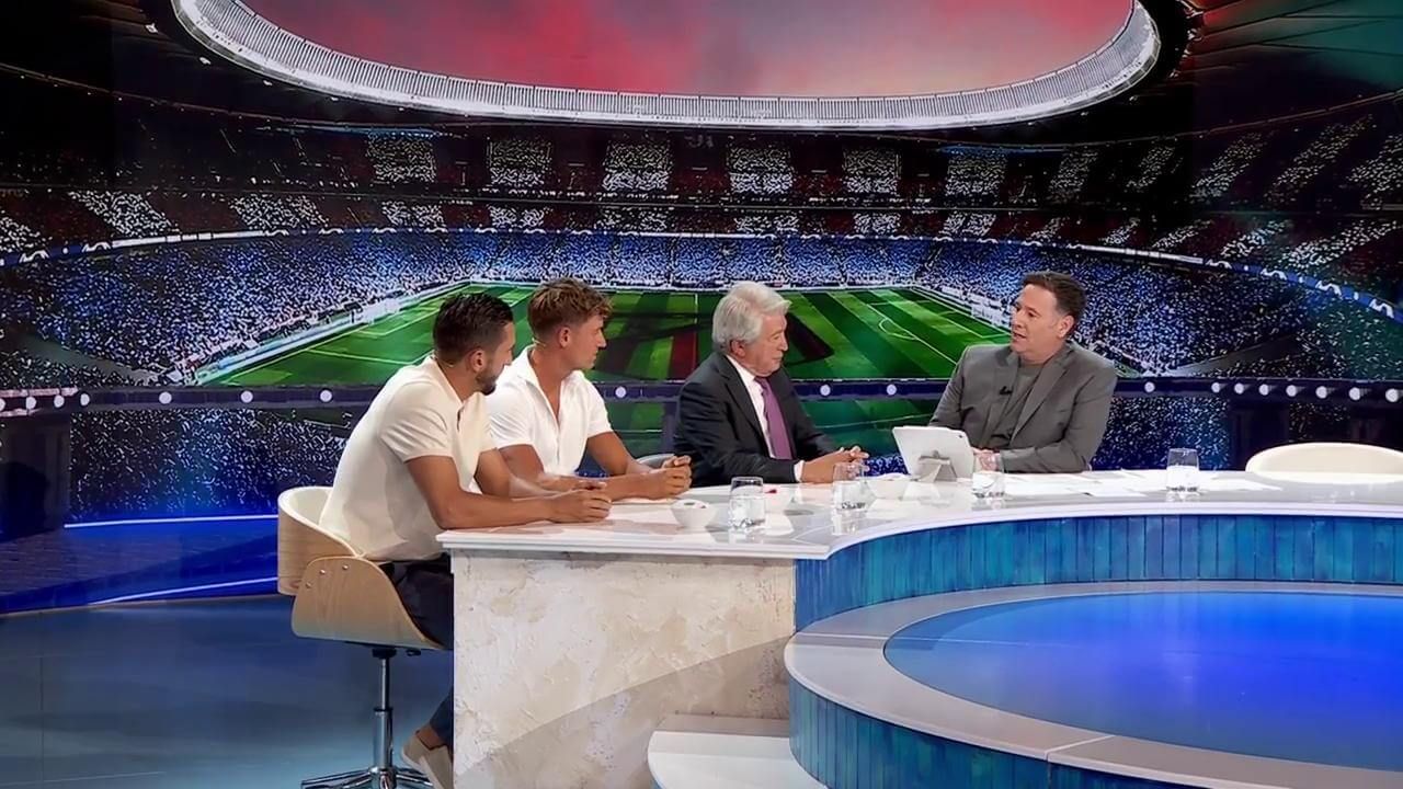  Enrique Cerezo, Marcos Llorente y Koke en 'Babylon' (Mediaset)
