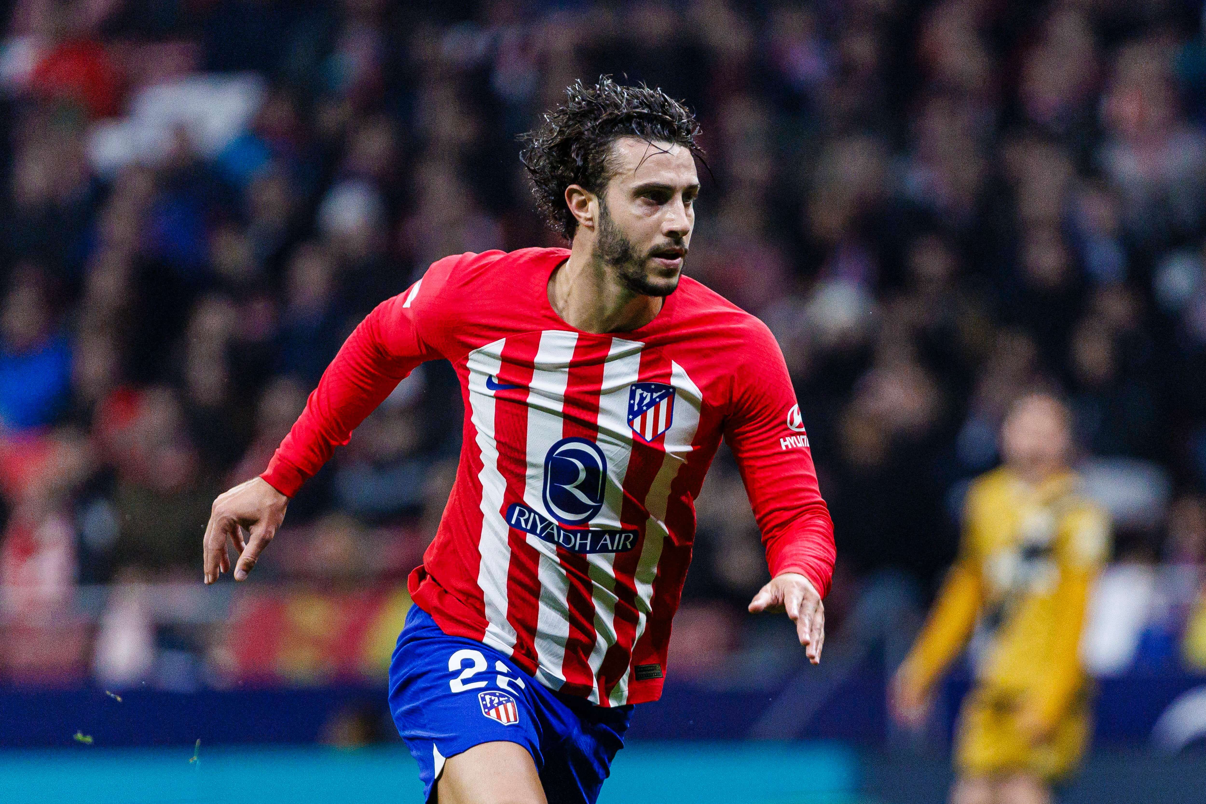  Mario Hermoso, en un partido con el Atlético.