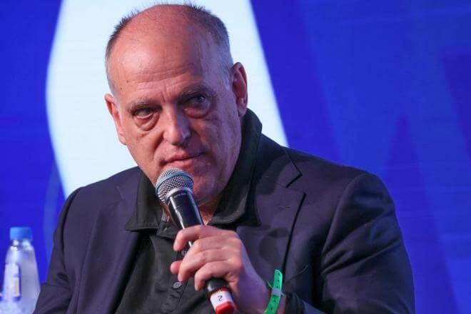  Javier Tebas habló en su momento sobre el caso Negreira que salpica al Barcelona(Foto: Cordon Pres