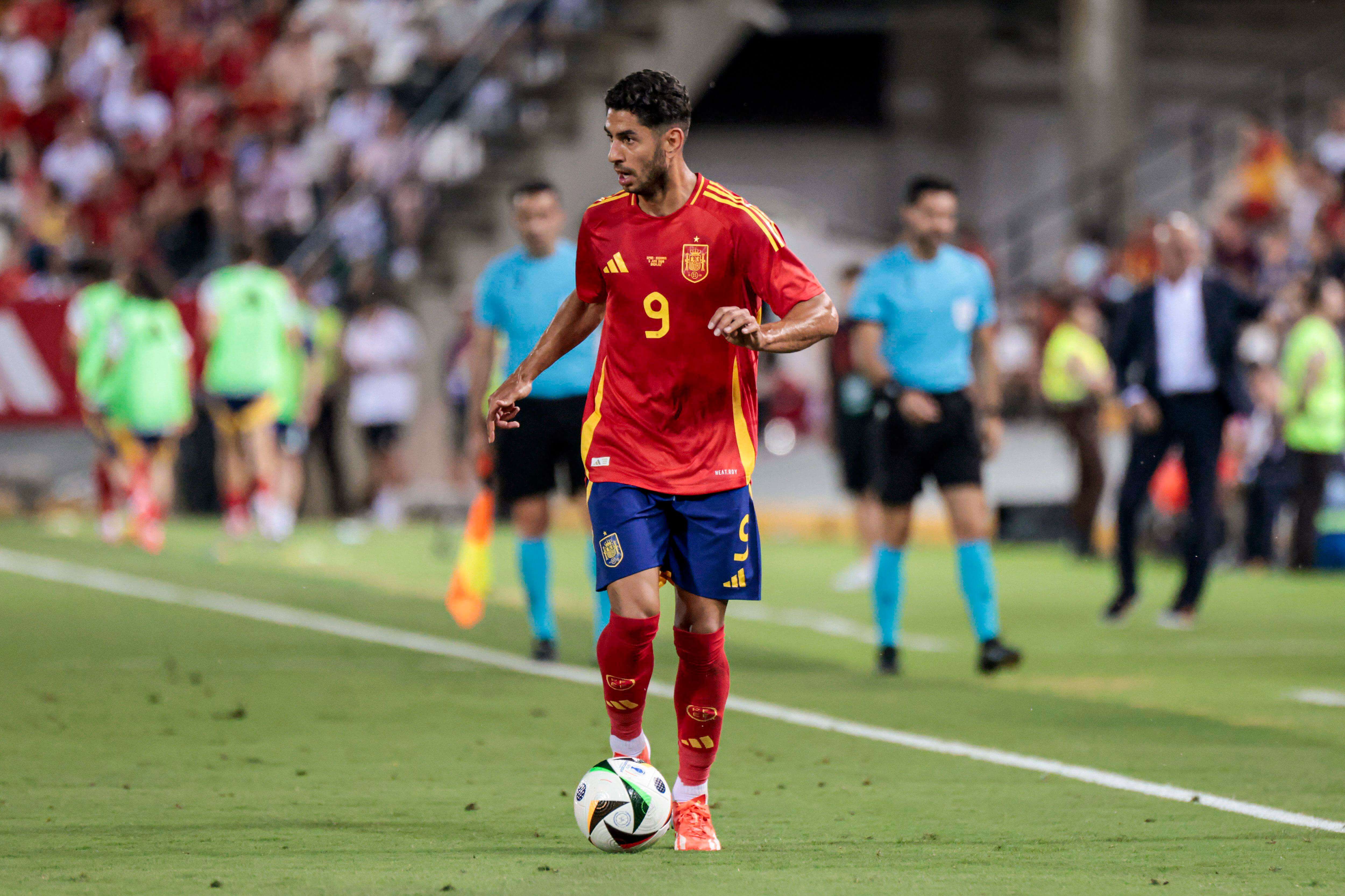  Ayoze, con la selección española.
