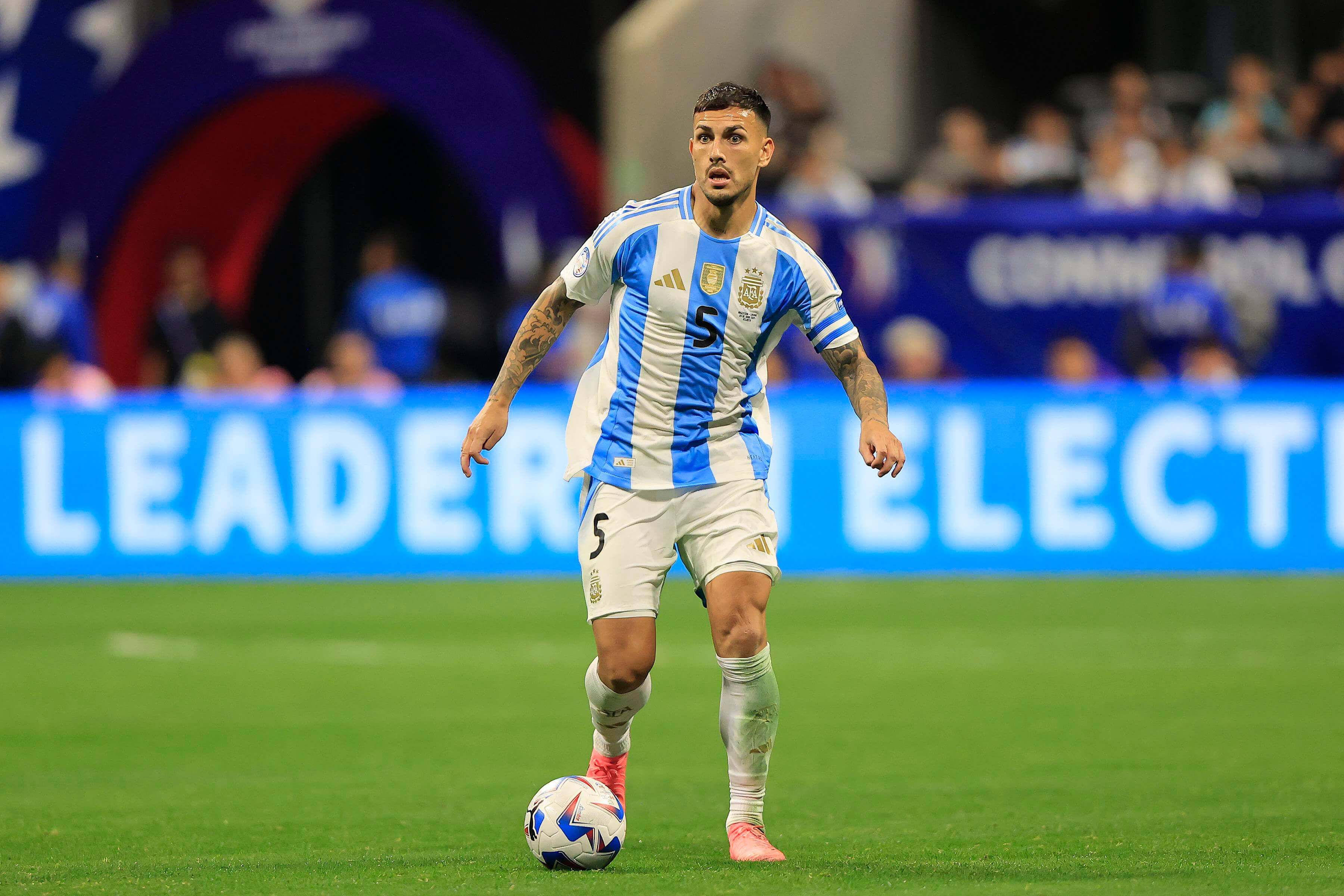  Leandro Paredes, en la Copa América con Argentina.