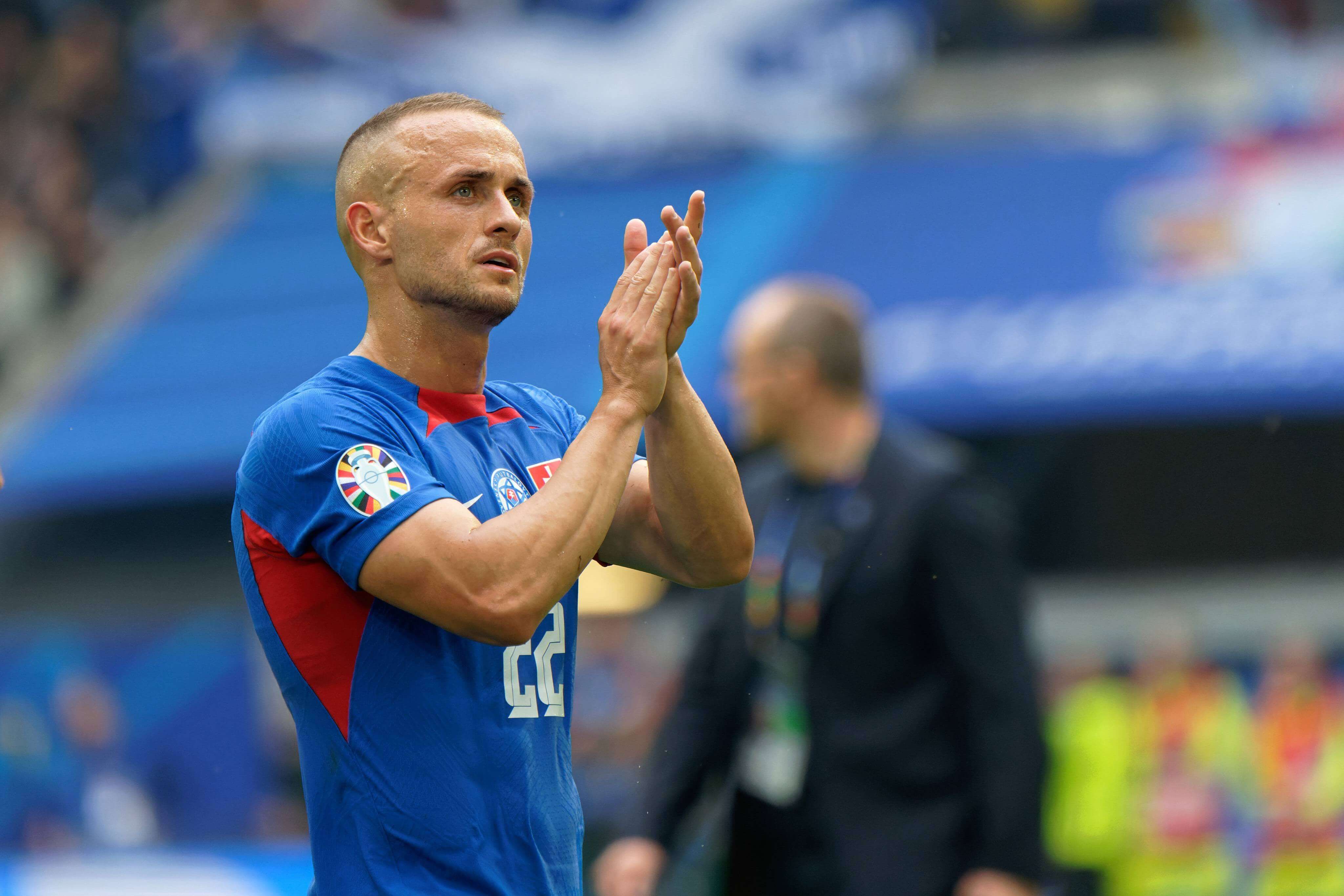 Stanislav Lobotka, en un partido de Eslovaquia durante la Eurocopa (FOTO: Cordón Press).