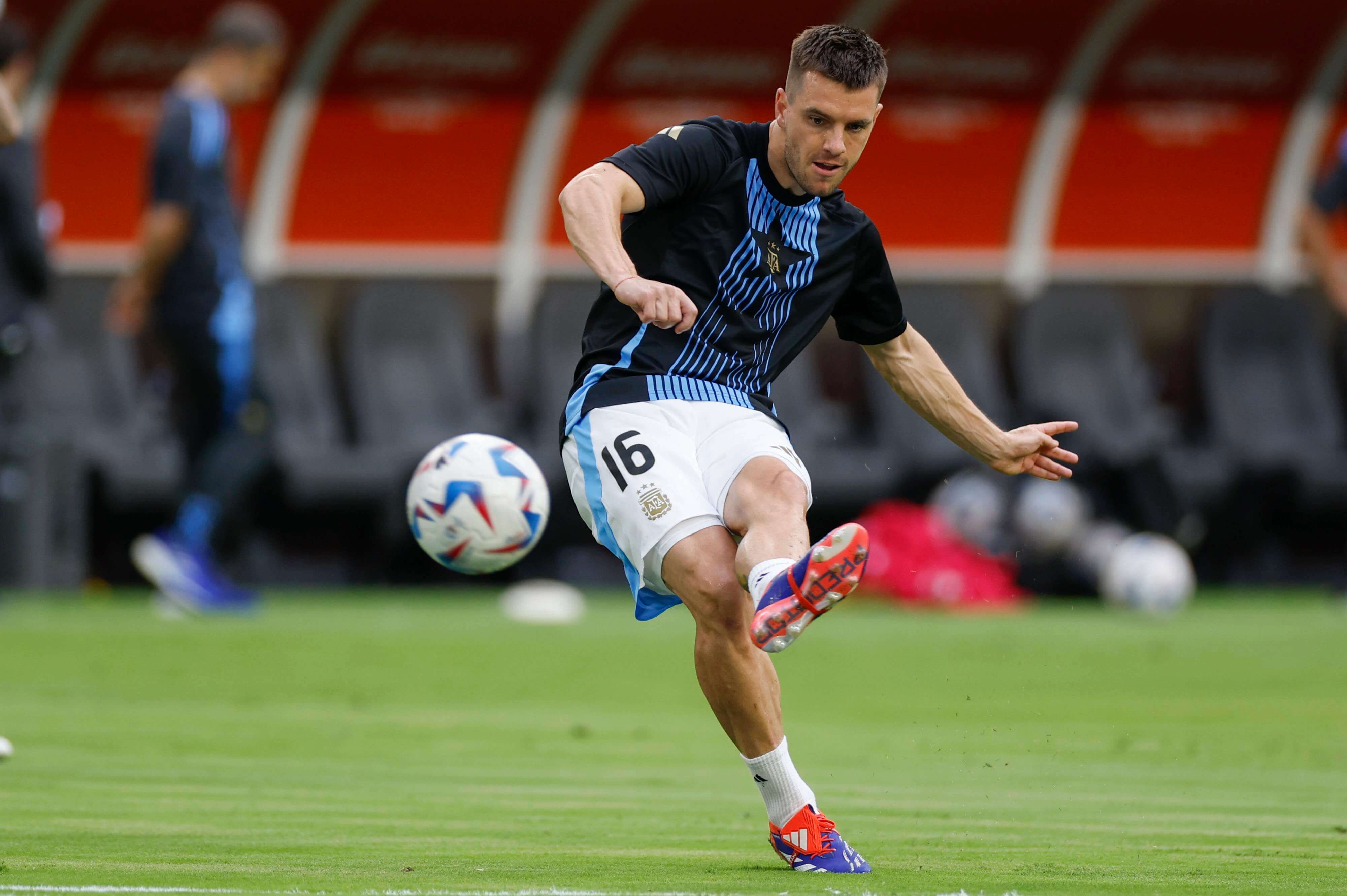  Lo Celso, con Argentina.