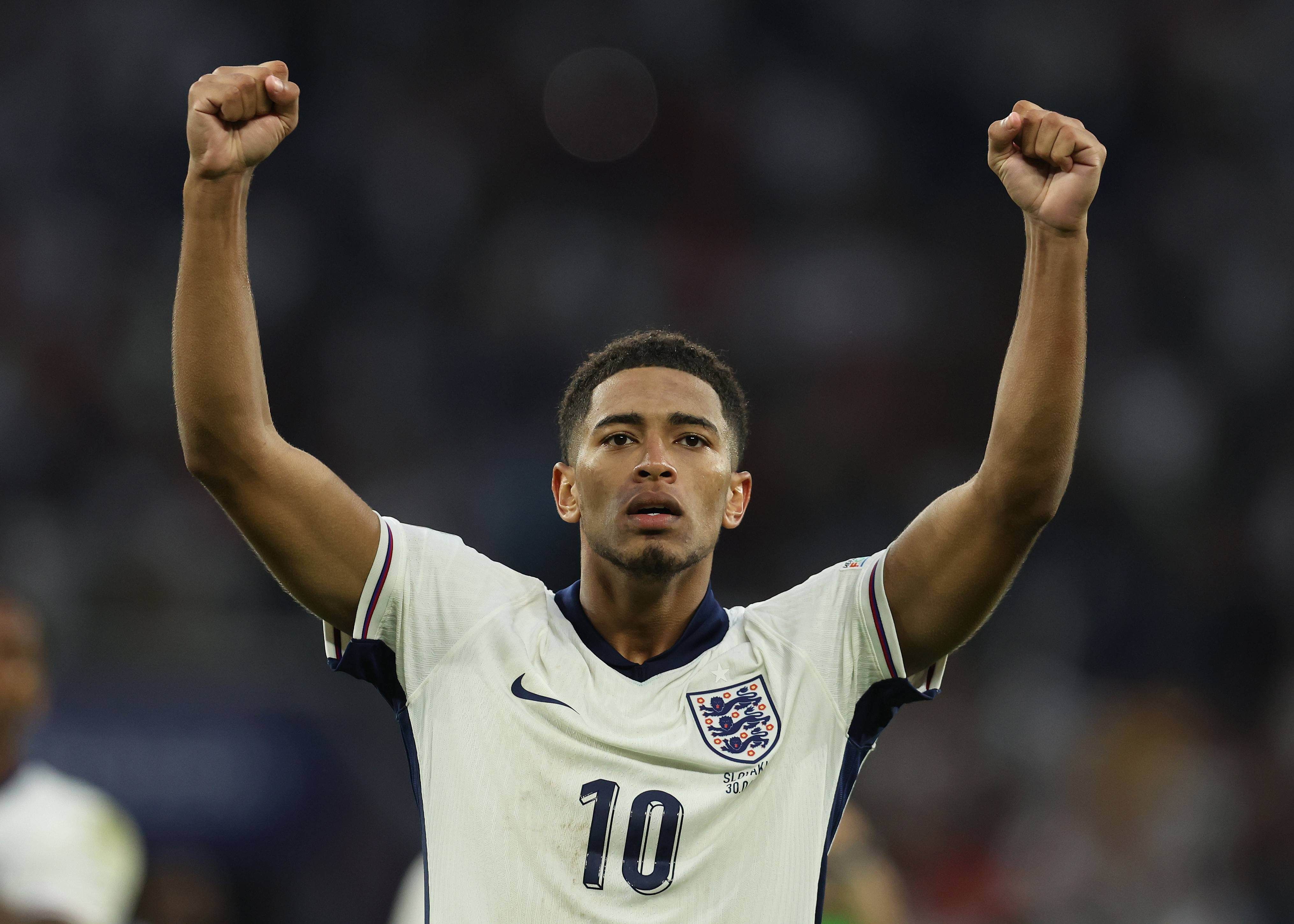  Jude Bellingham celebrando el gol contra Dinamarca (Cordon Press)