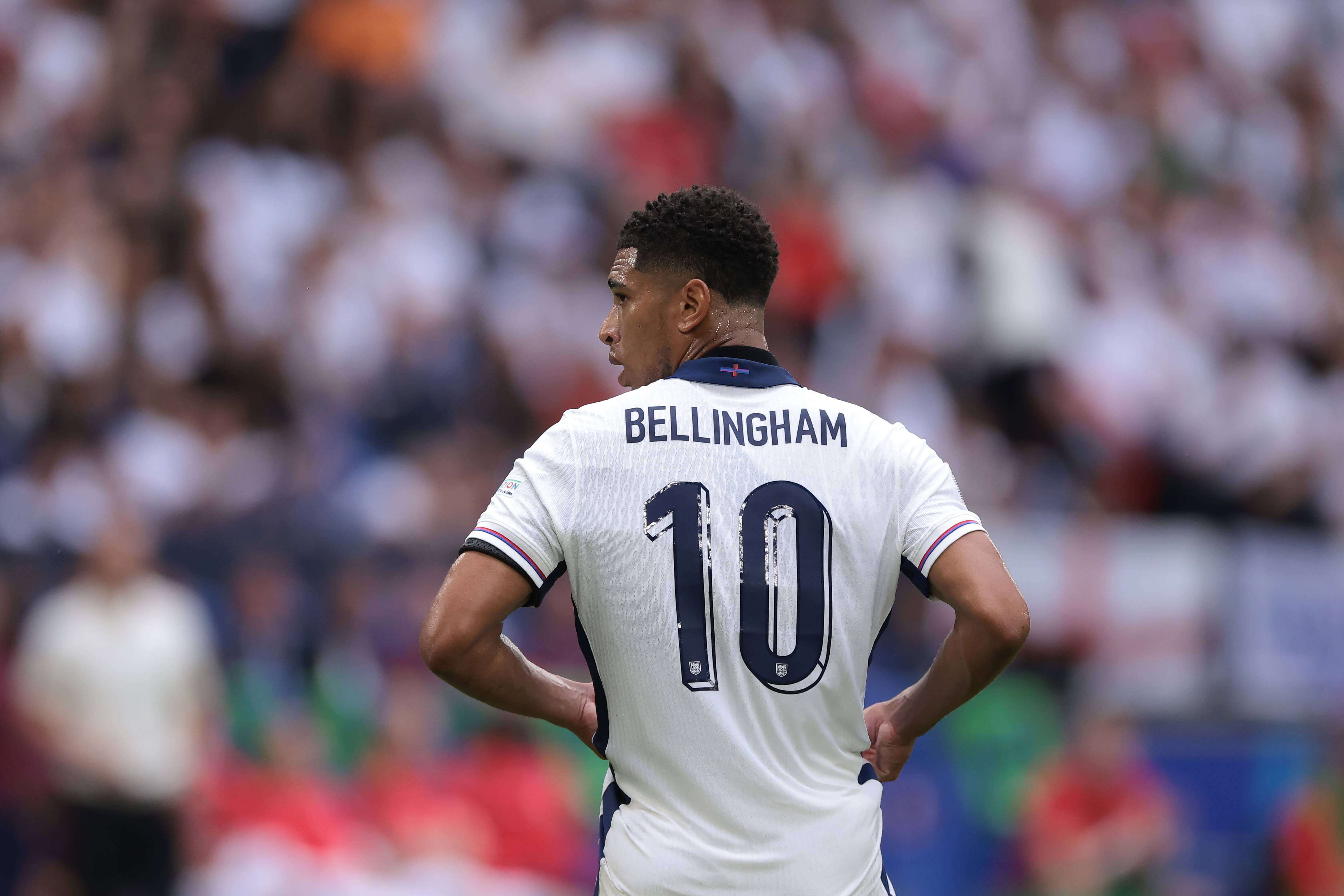 Jude Bellingham, durante la Eurocopa con Inglaterra.